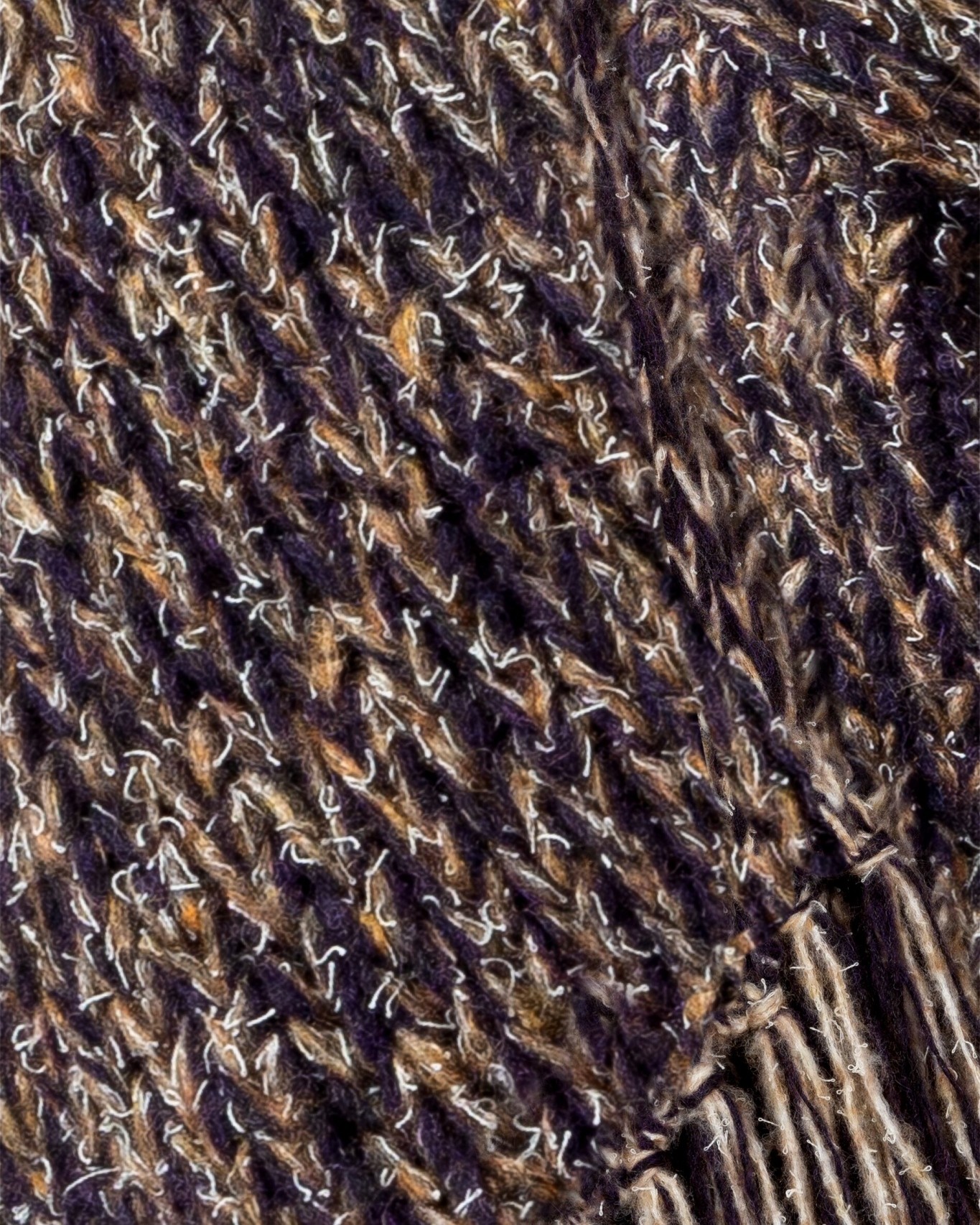 knit, knit fabric, fiber, textured, purple-brown
