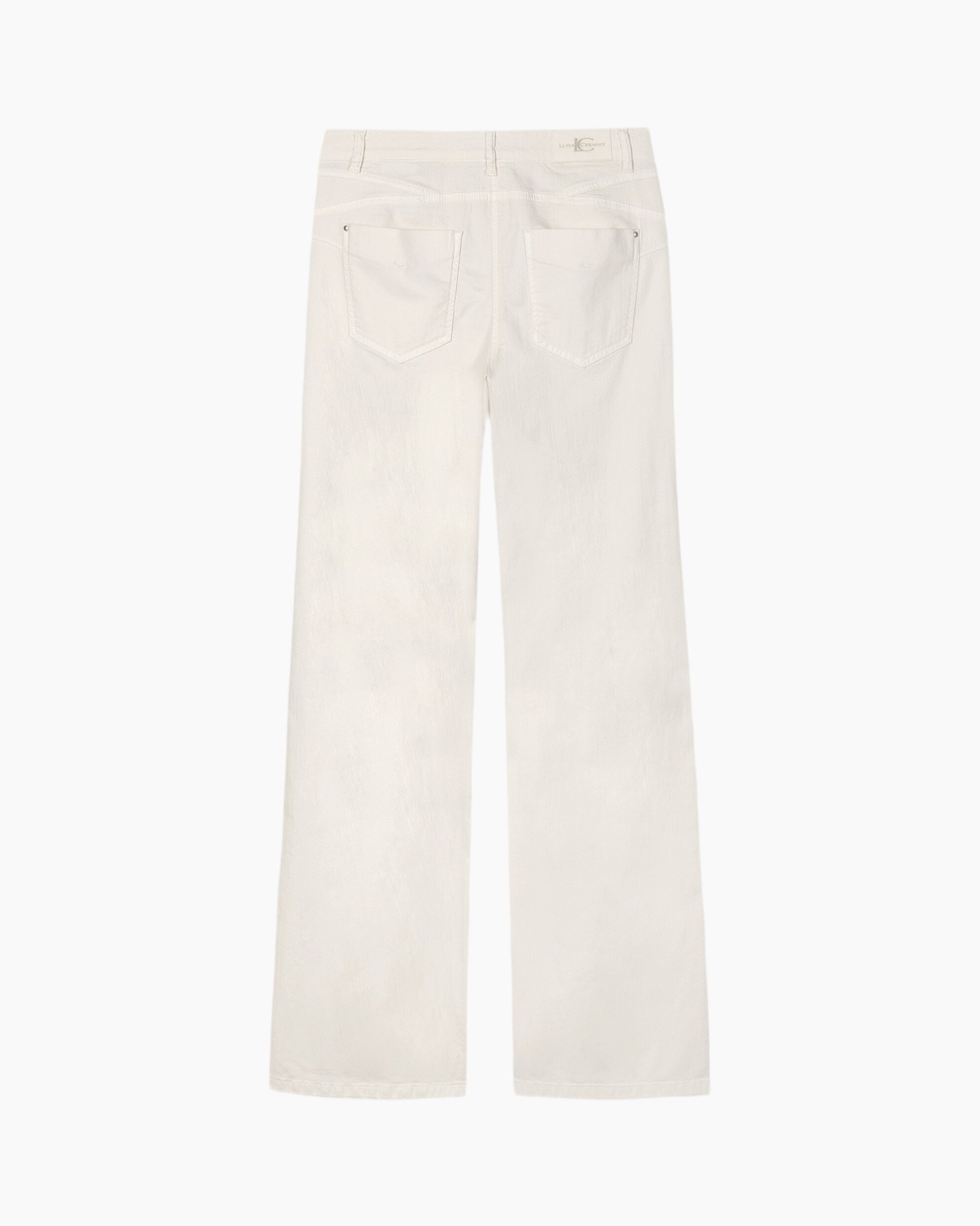 pants, jeans, white, back view, pockets