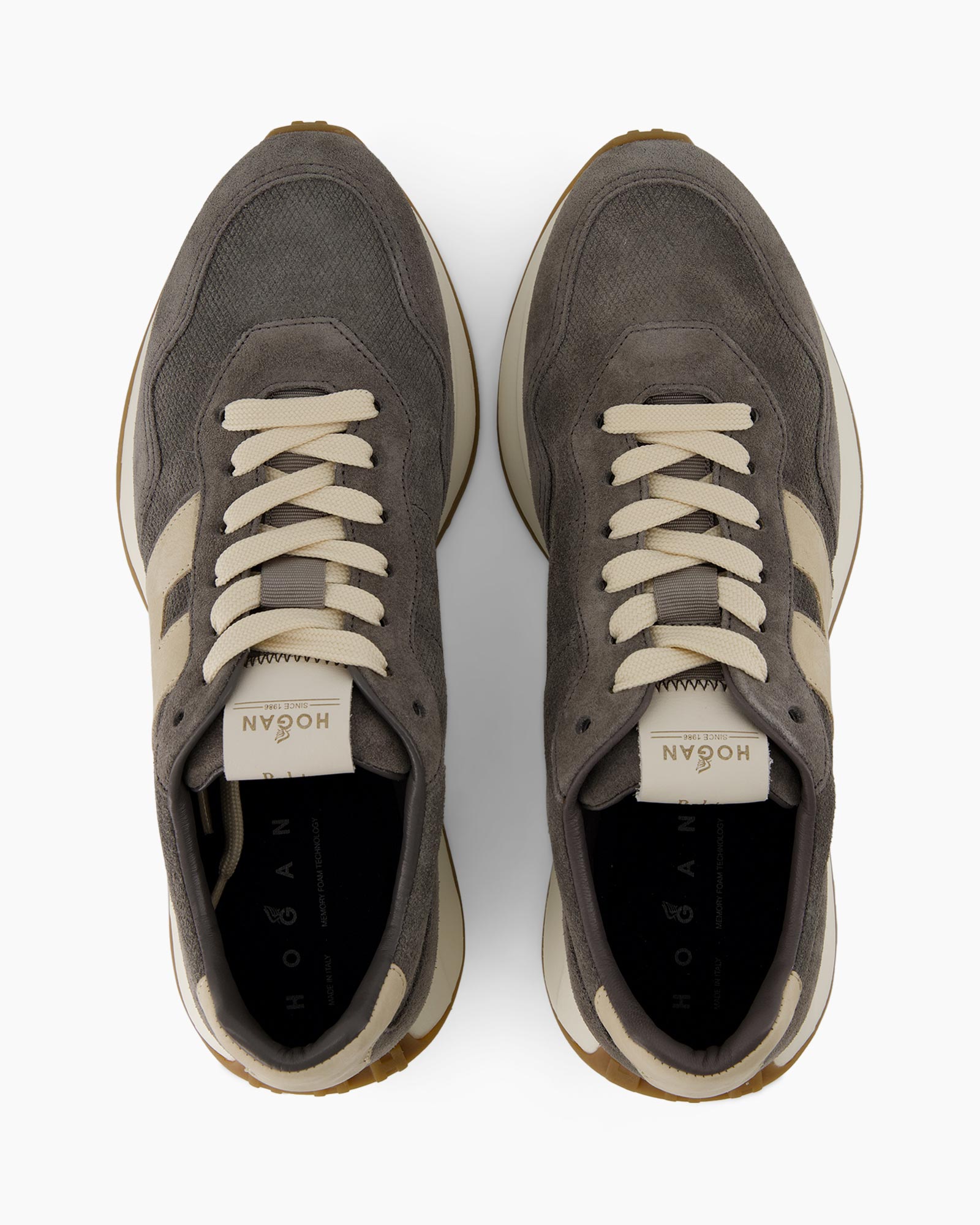 sneakers, gray, suede, laces, low-top