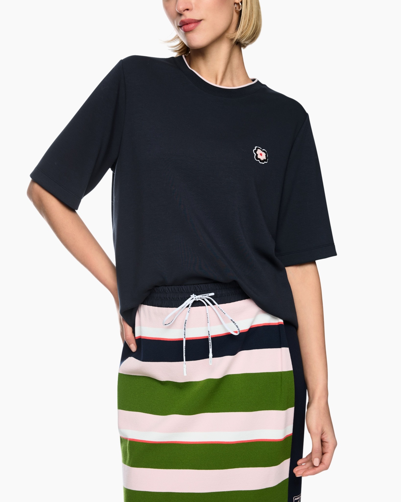 T-shirt Bs 48.46 J45 Blauw