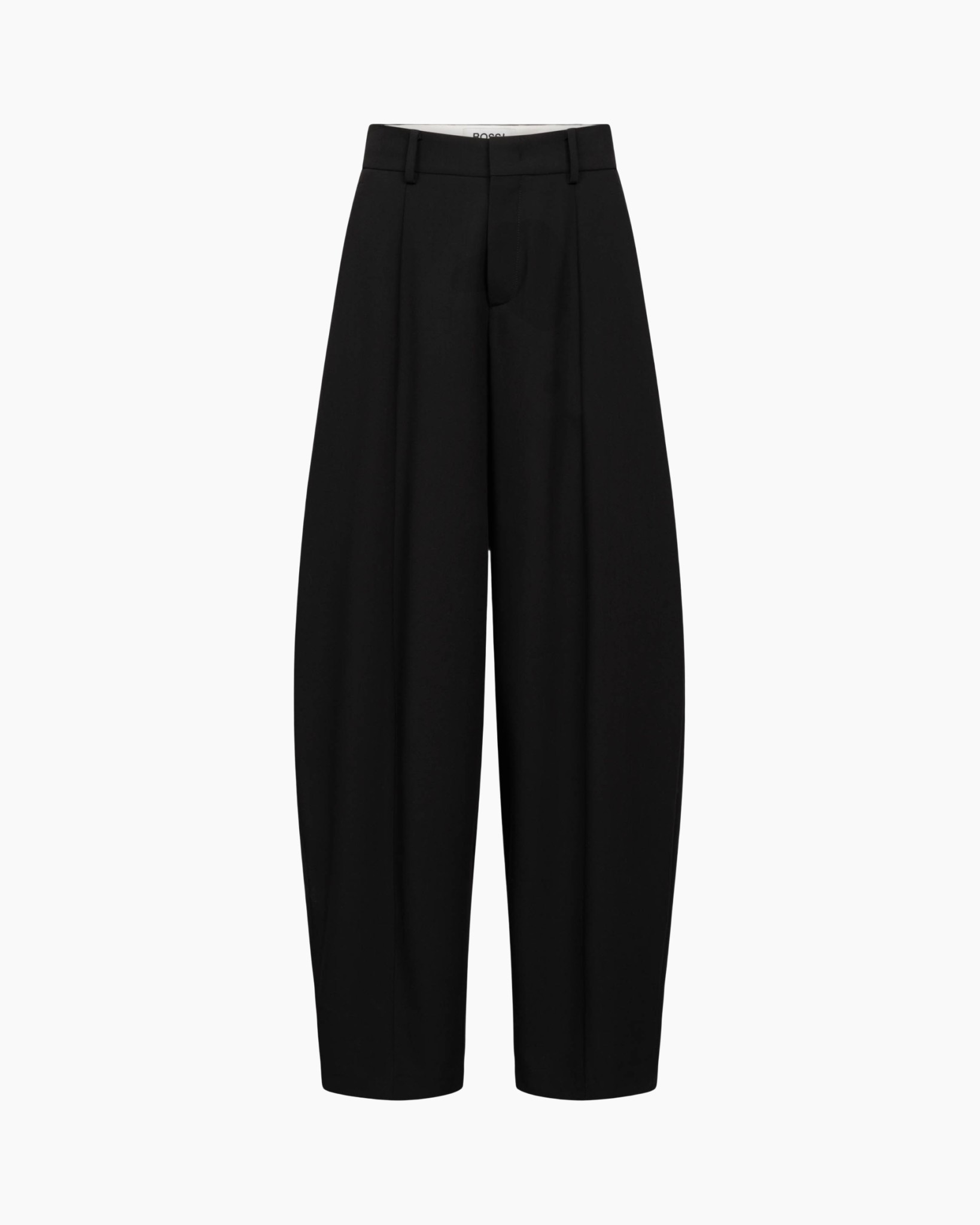 trousers, pants, black, wide-leg, formal