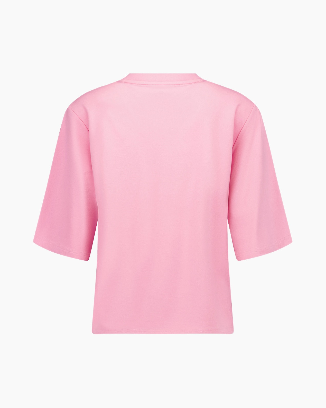 t-shirt, pink, short-sleeve, crew neck, cotton