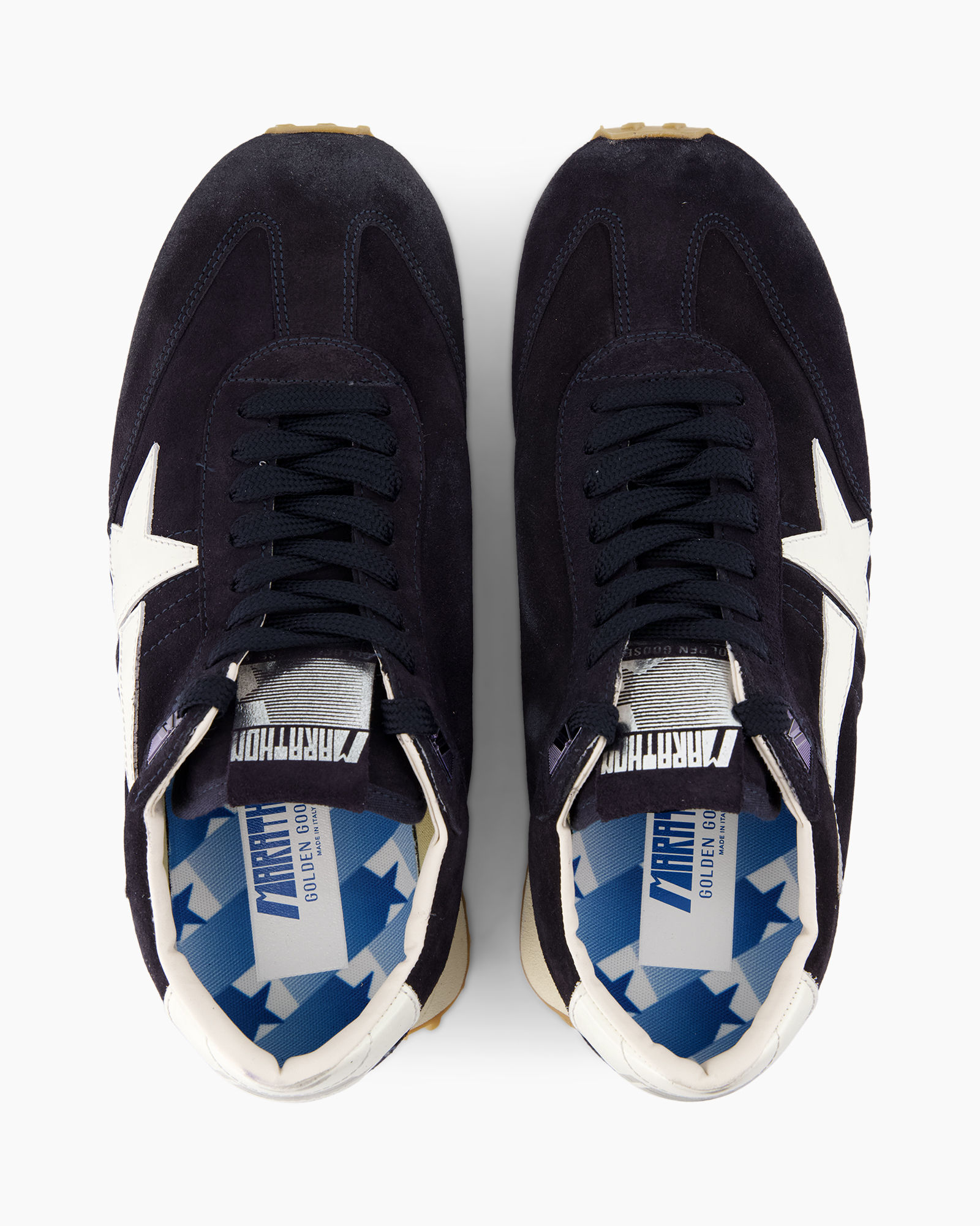 sneakers, navy, suede, laces, star logo