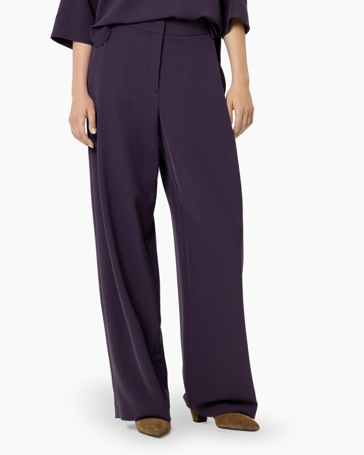 Broek 648938/3417-0 Aubergine