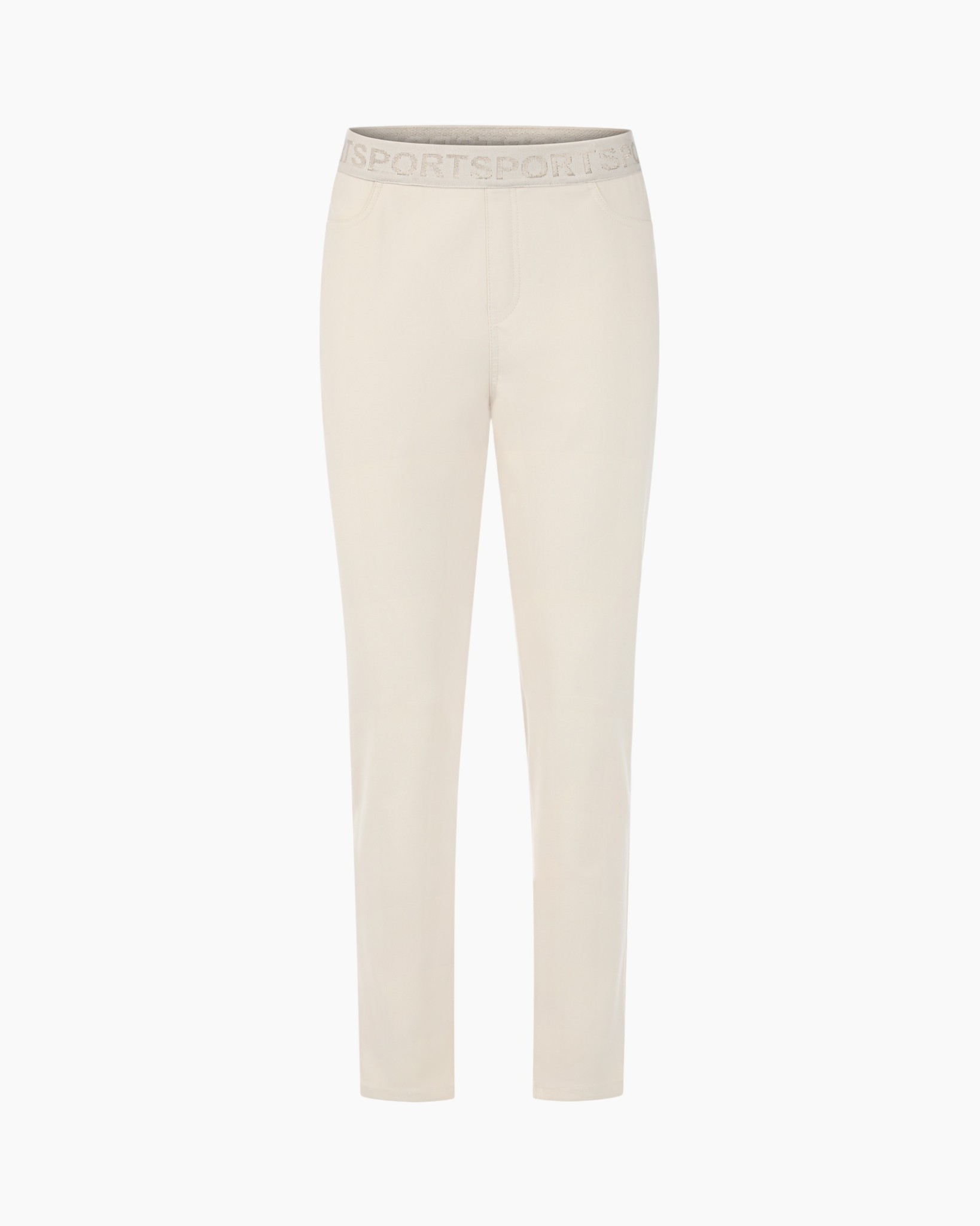 pants, trousers, creme, elastic waistband, casual