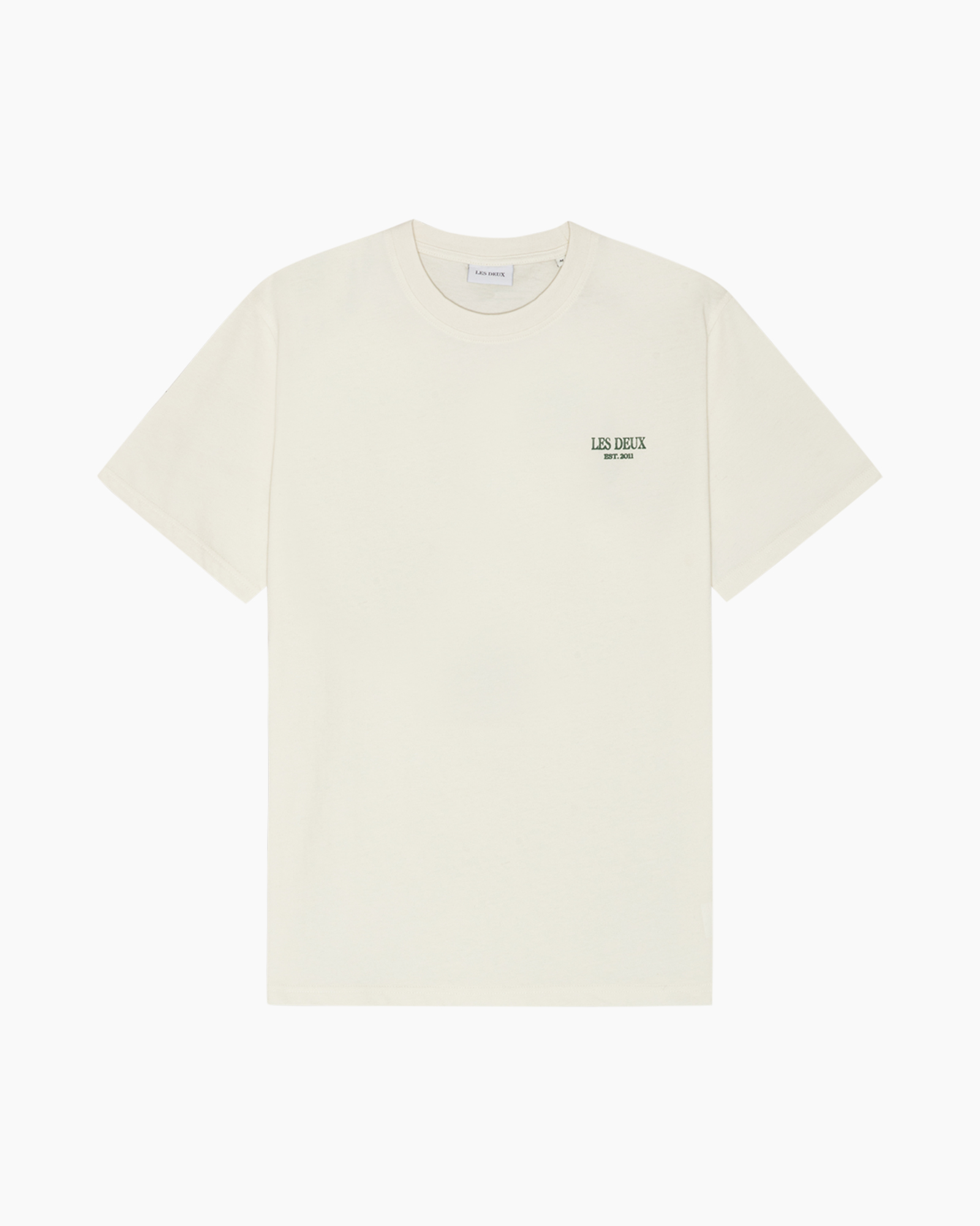 t-shirt, short sleeve, crew neck, cotton, beige cream