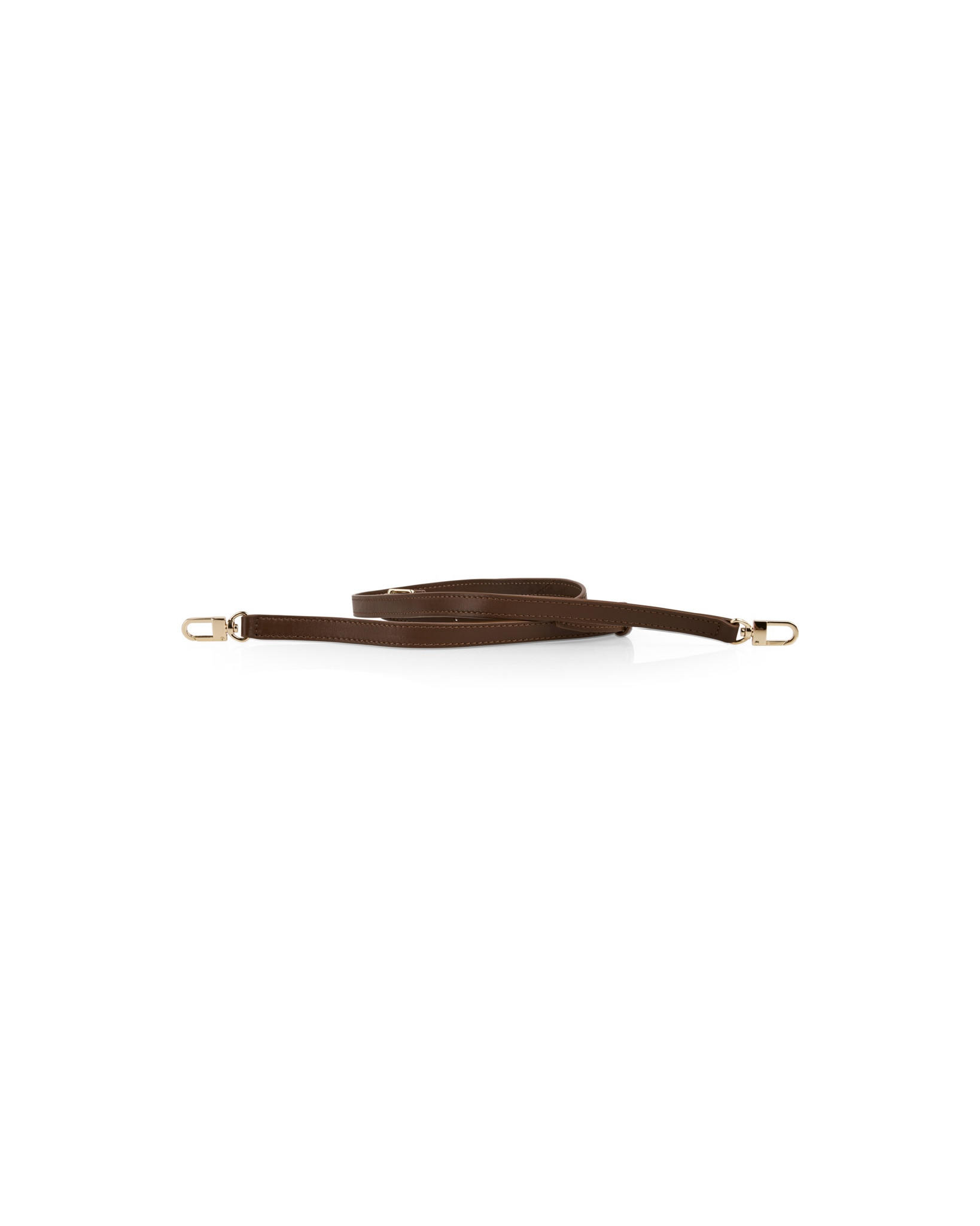 brown strap, leather, shoulder strap, adjustable, metal clasp