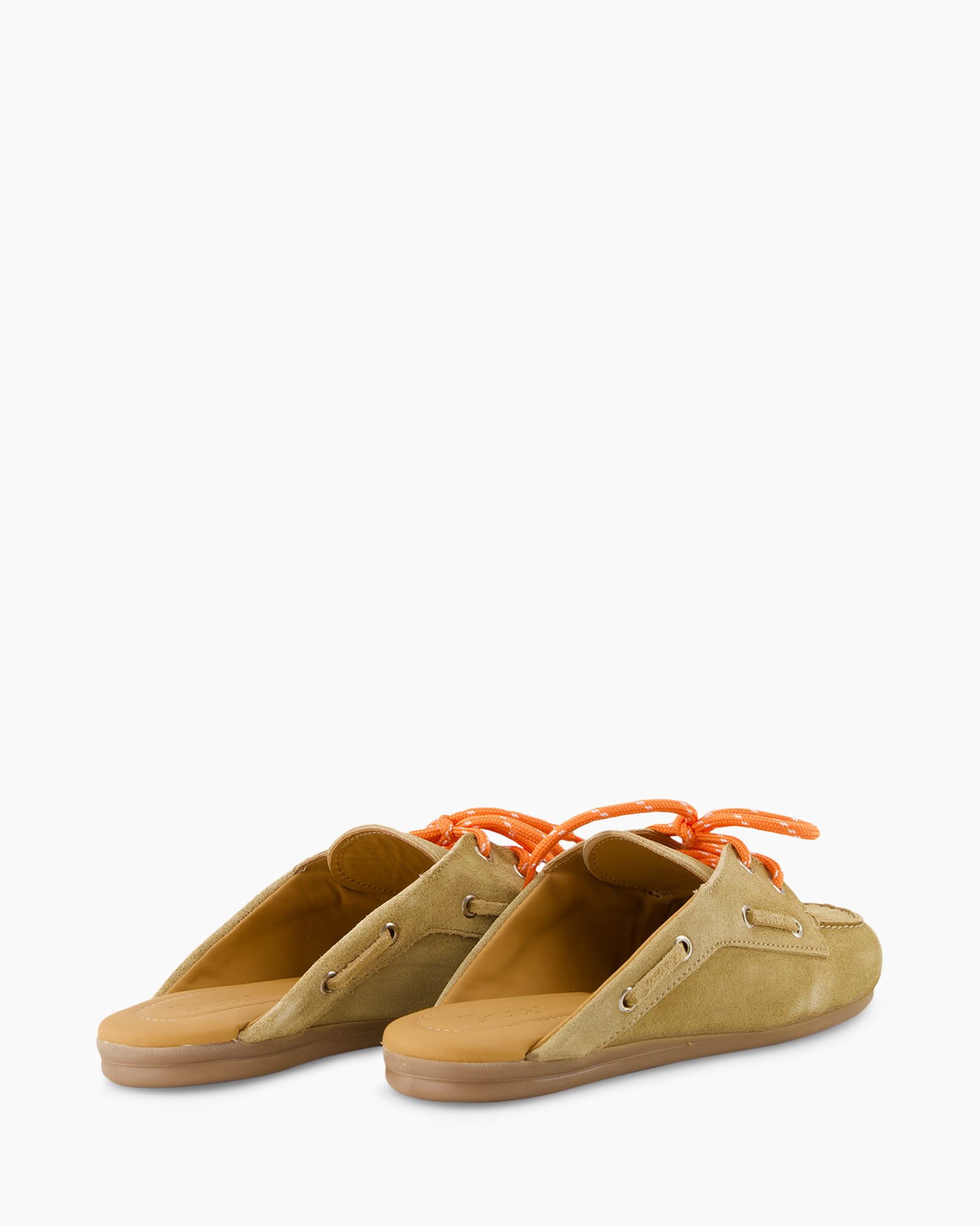 slippers, moccasins, suede, tan, orange_laces