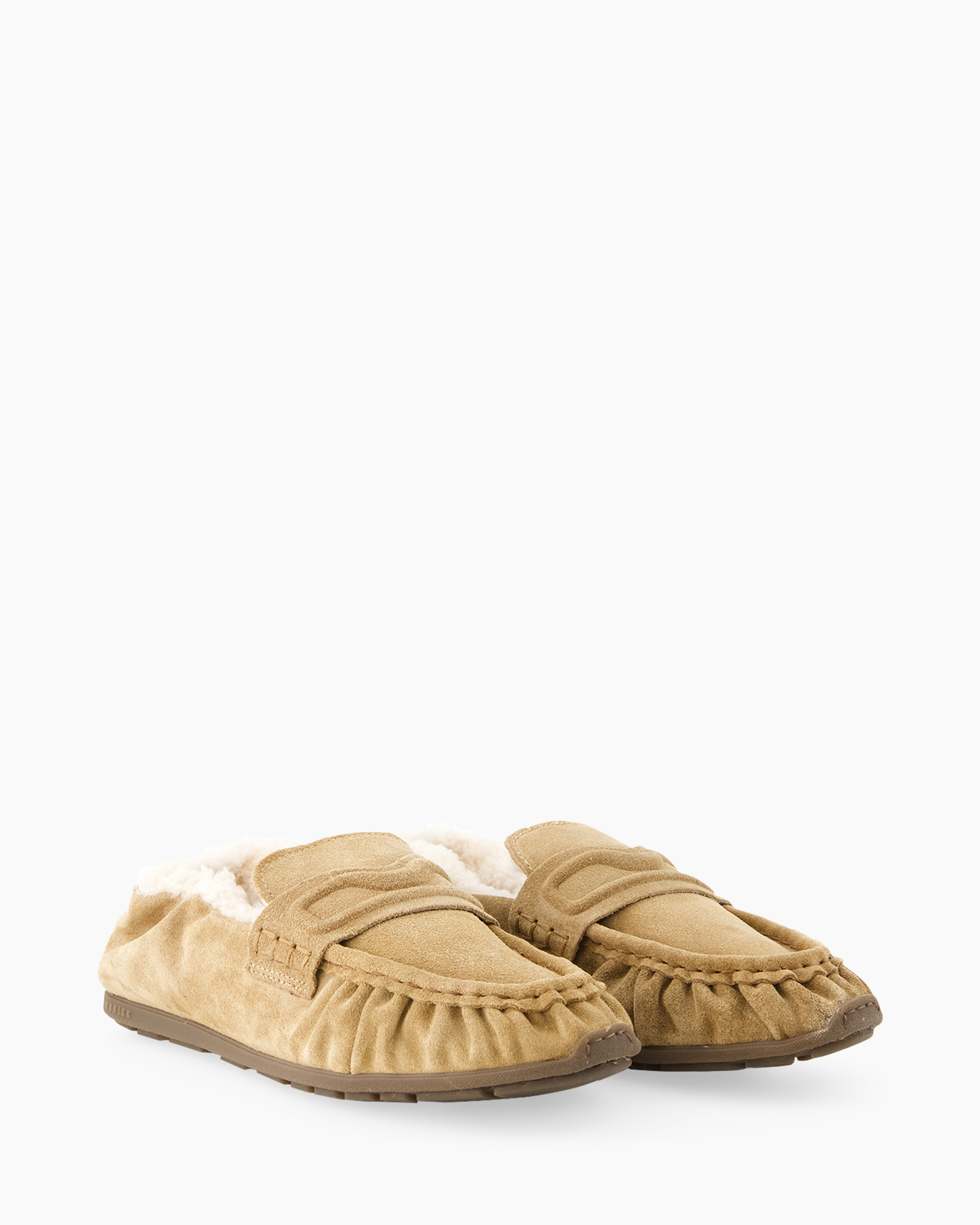 slippers, moccasins, fleece, shearling, beige