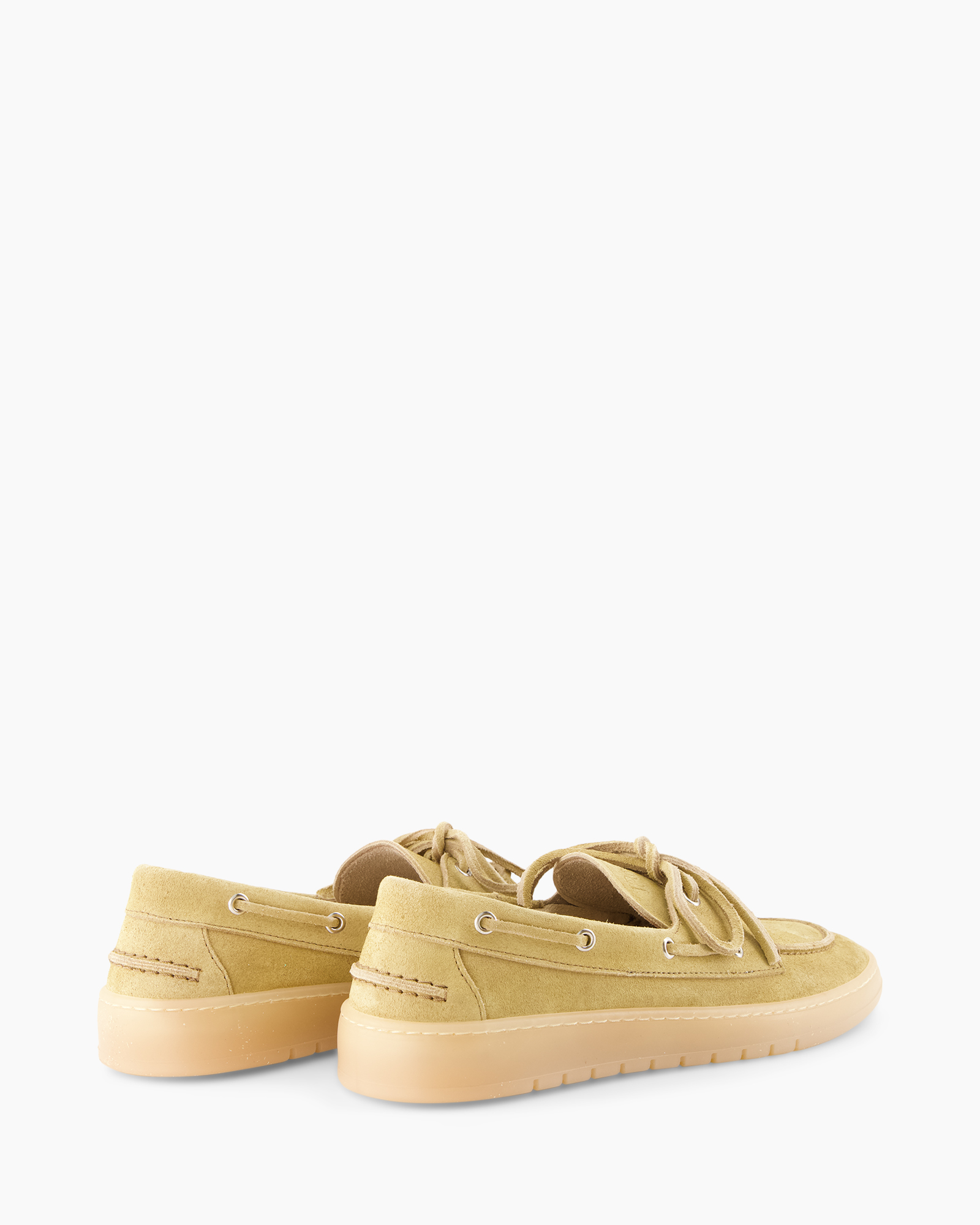boat shoe, suede, beige, lacing, casual