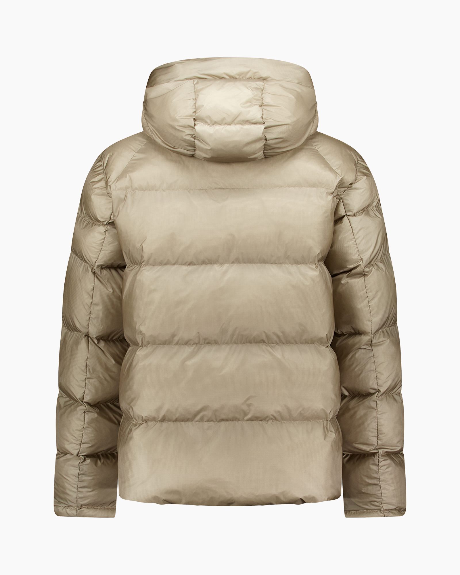 puffer jacket, down jacket, hooded, zippers, beige