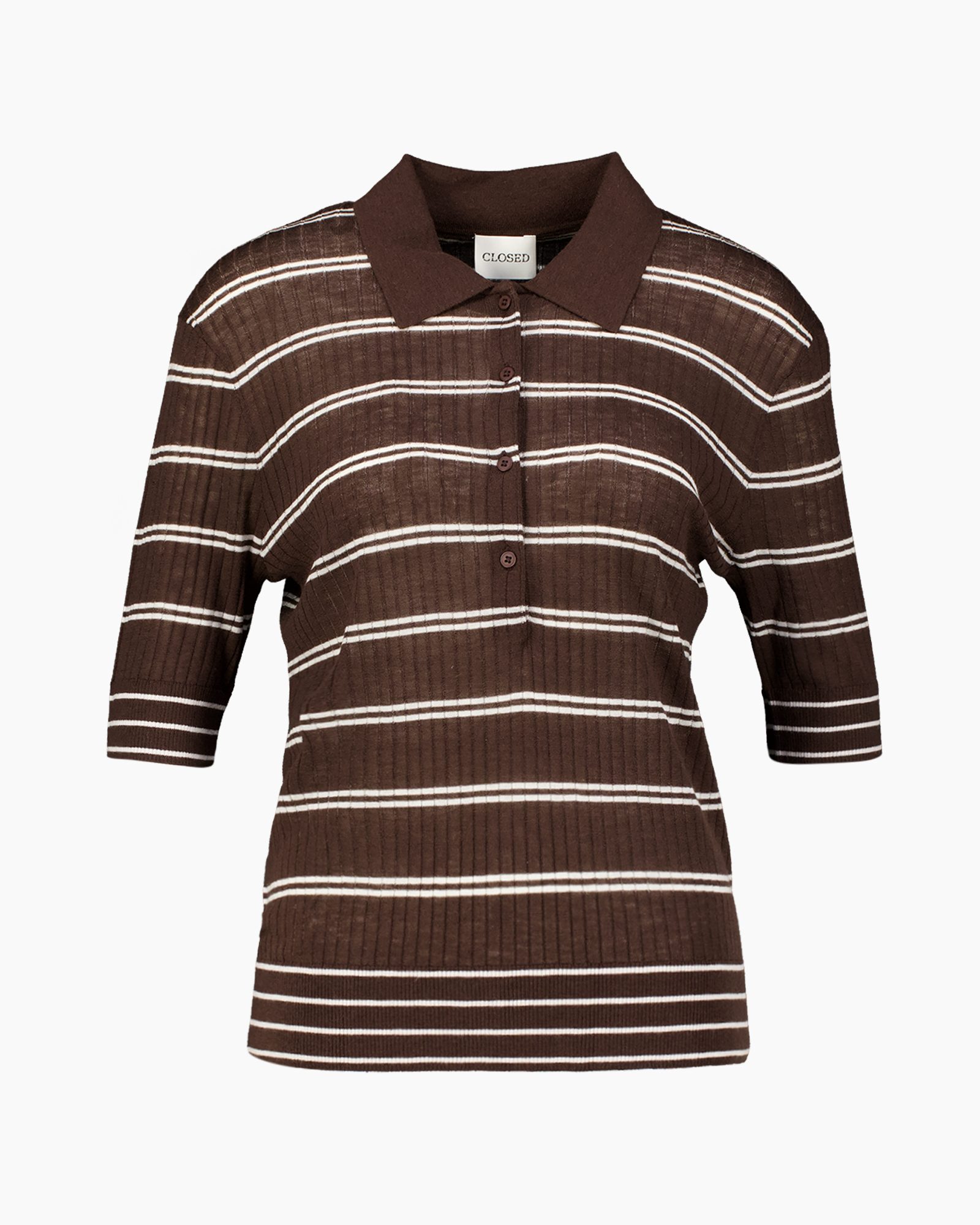 Polo Short Sleeve Donker Bruin