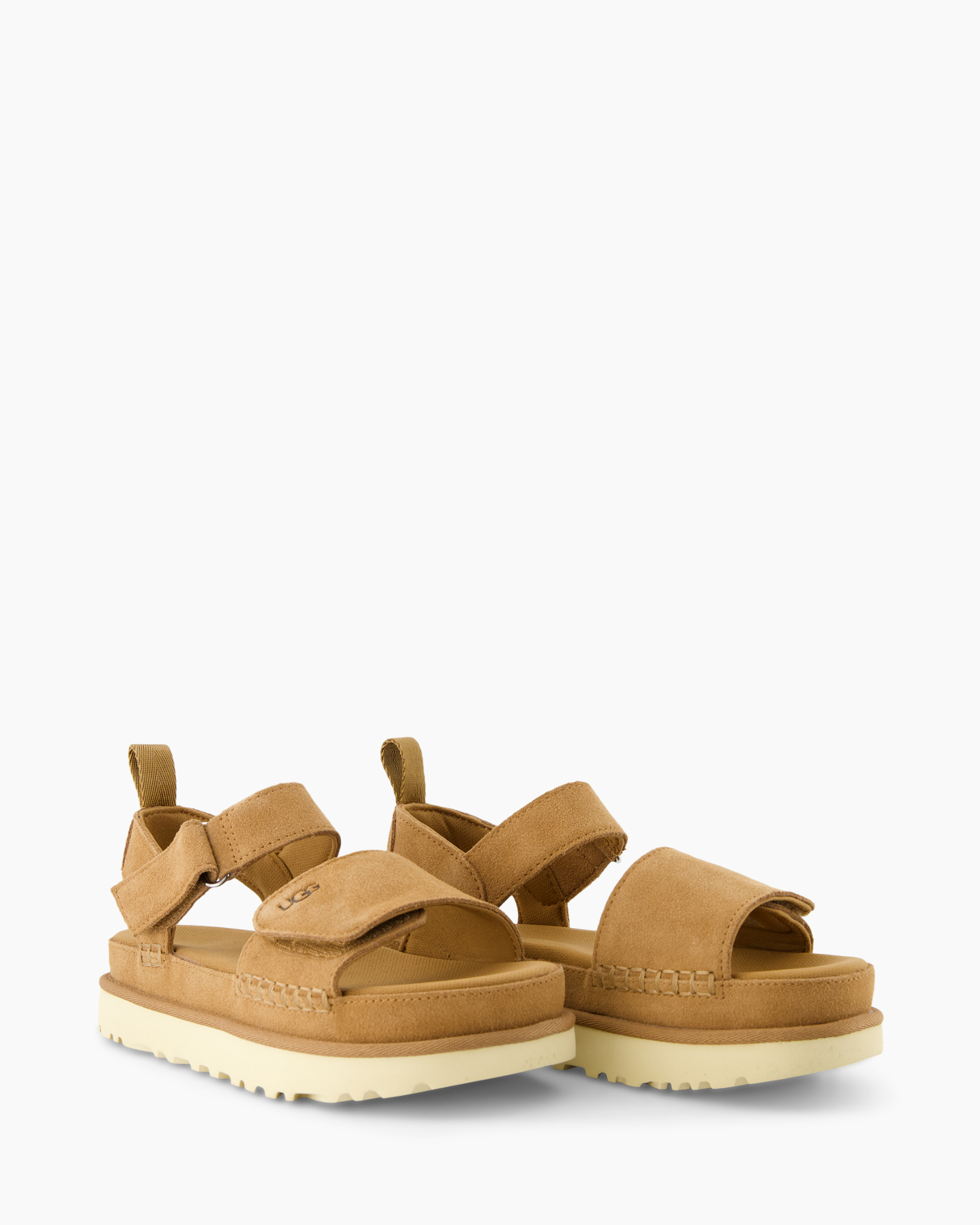 sandals, strap sandals,  suede, tan, platform
