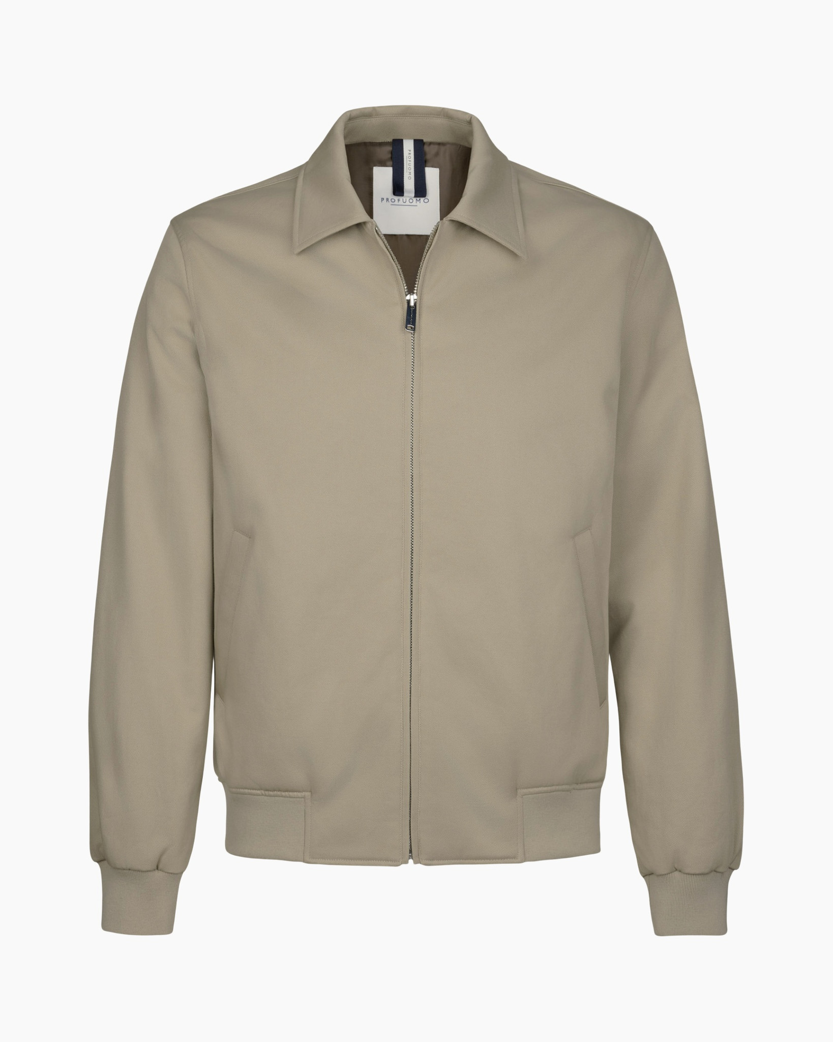 jacket, zipper, beige, collar, pockets