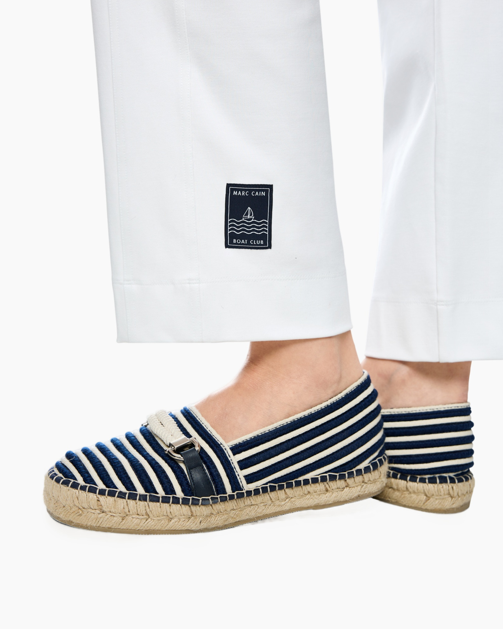 espadrilles, slip-ons, striped, navy, jute sole