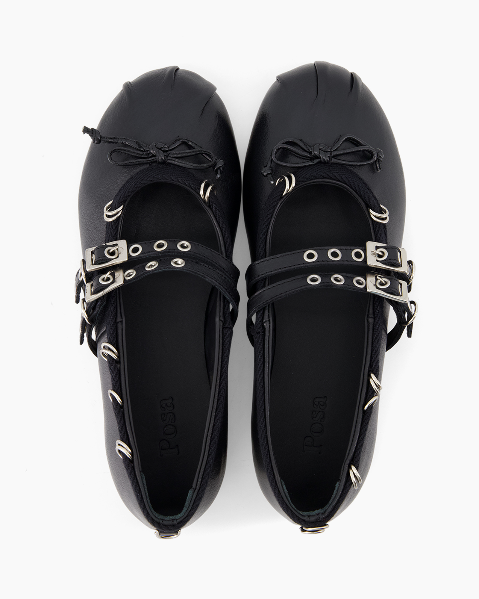 shoes, loafers, black, double-buckle, straps