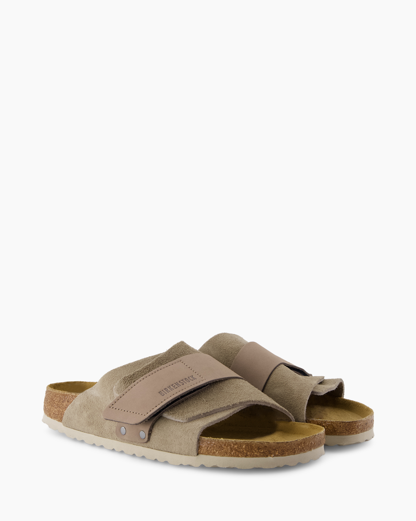 open-toe, slides, sandals, suede, brown