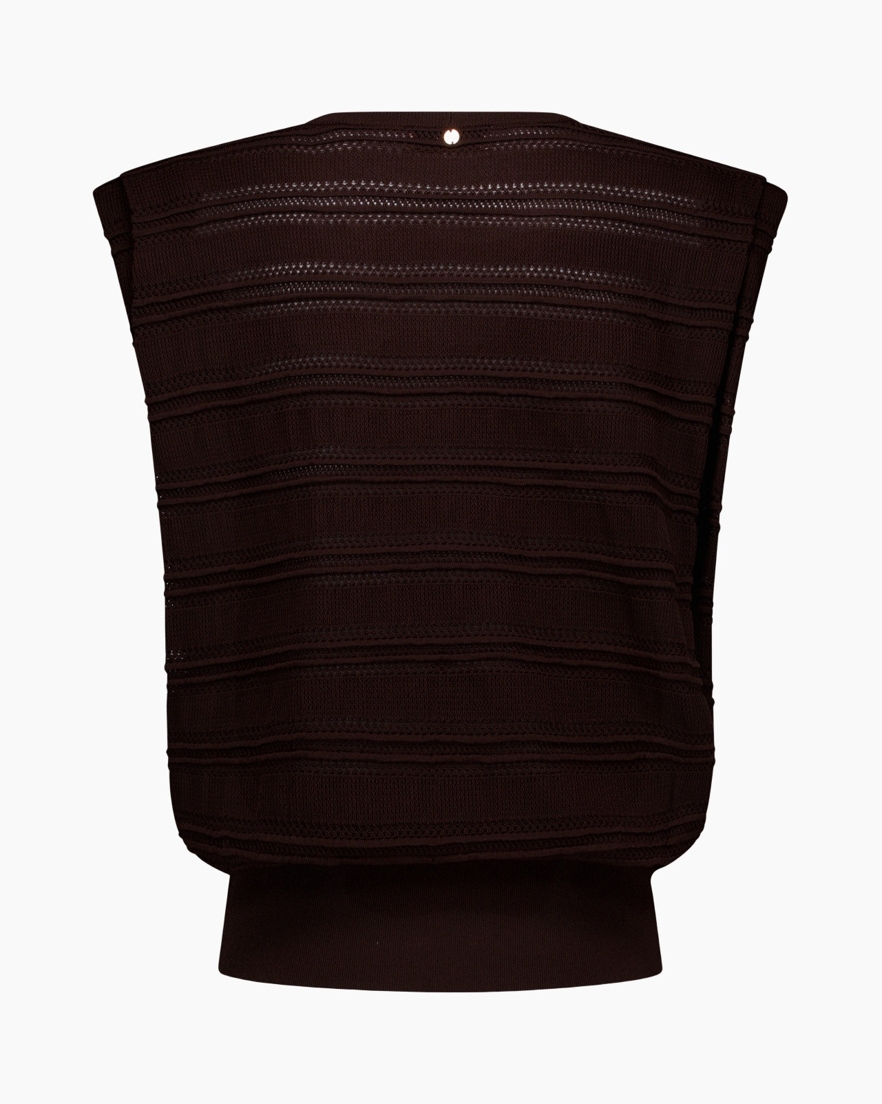 sleeveless, knit, black, striped pattern, tank top