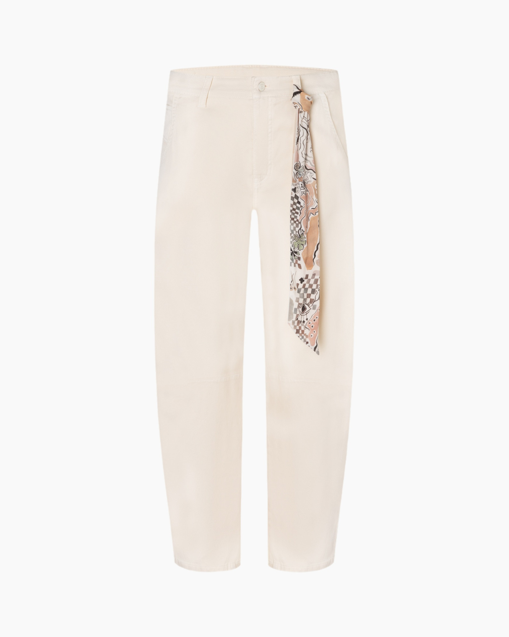 pants, beige, bandana, side-scarf, casual