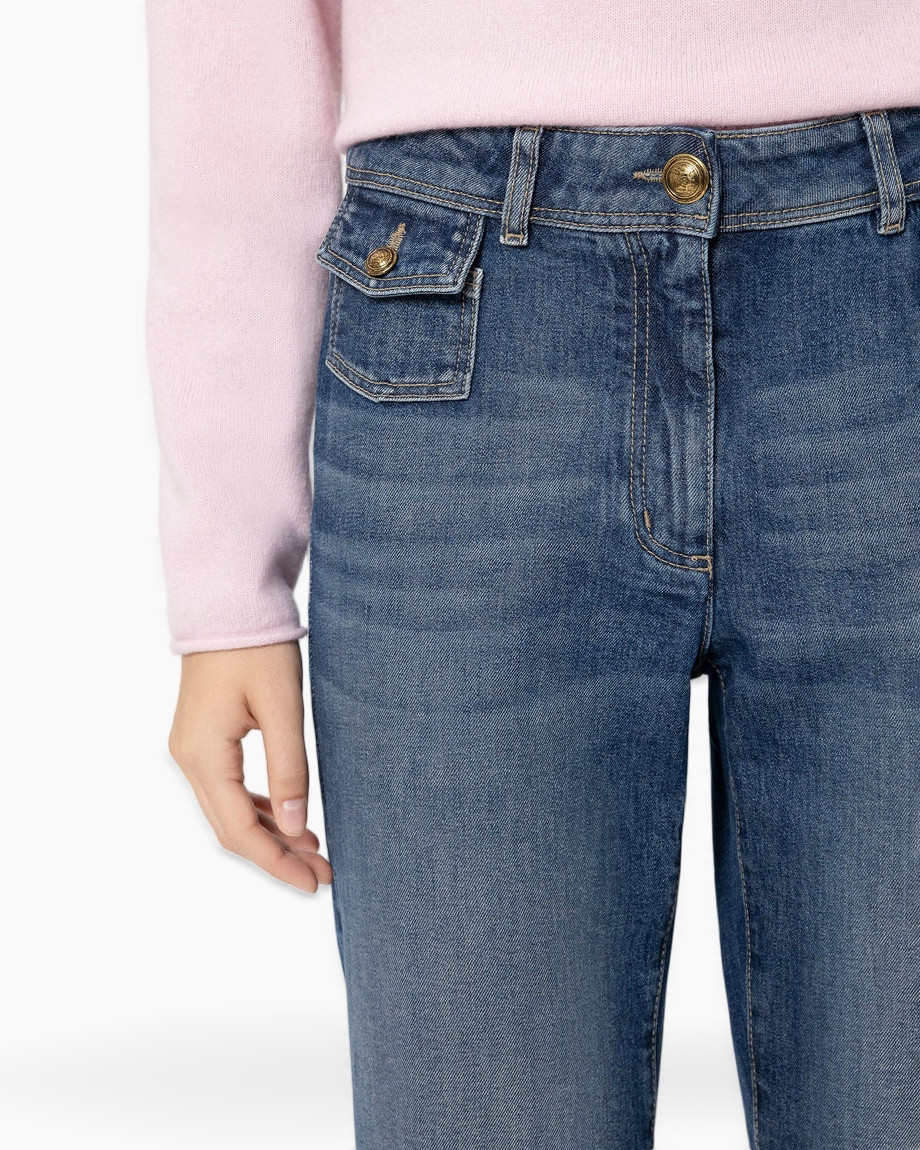 jeans, denim, pair of jeans, front pockets, button pocket