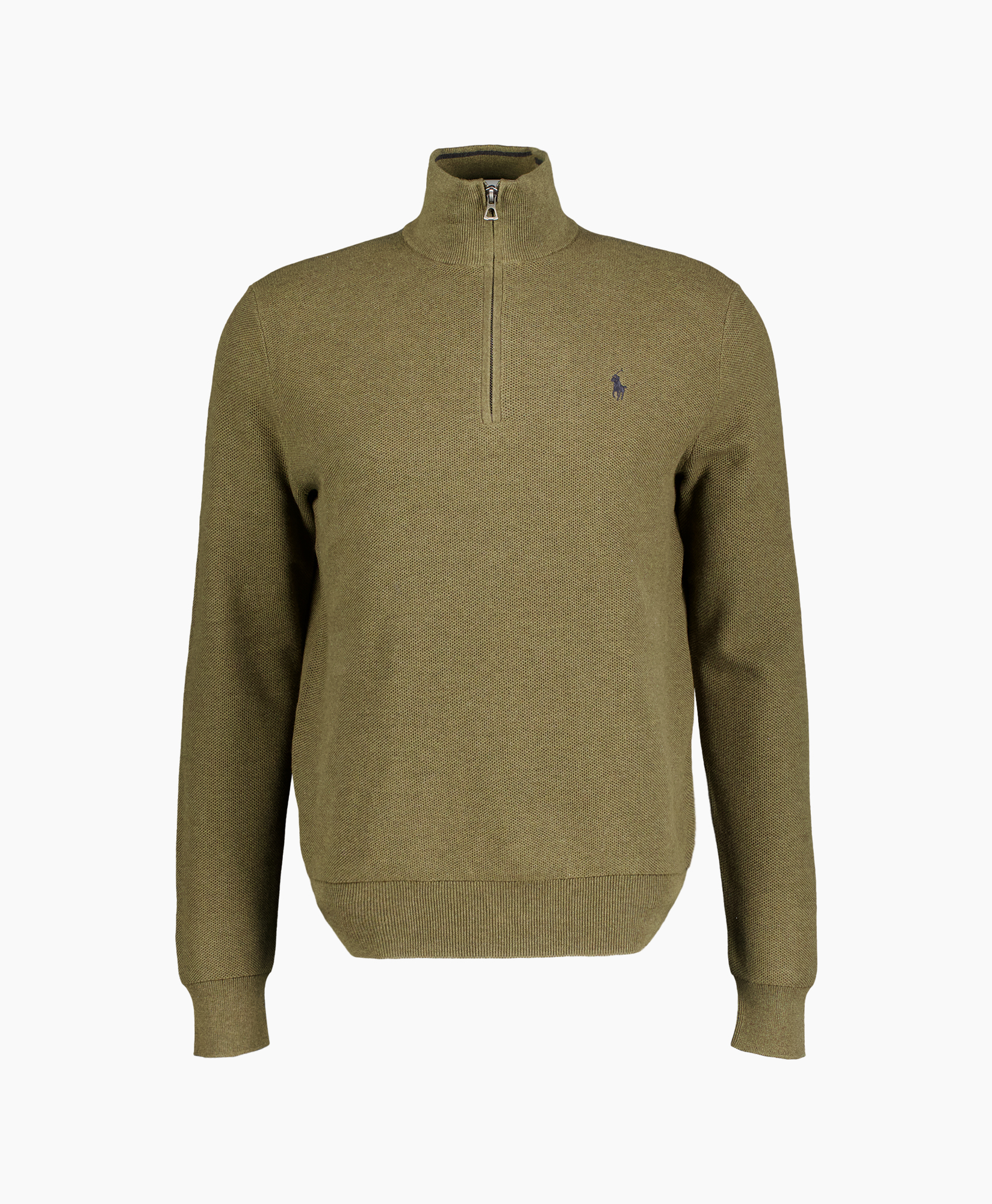 pullover, sweater, zip neck, olive, knit
