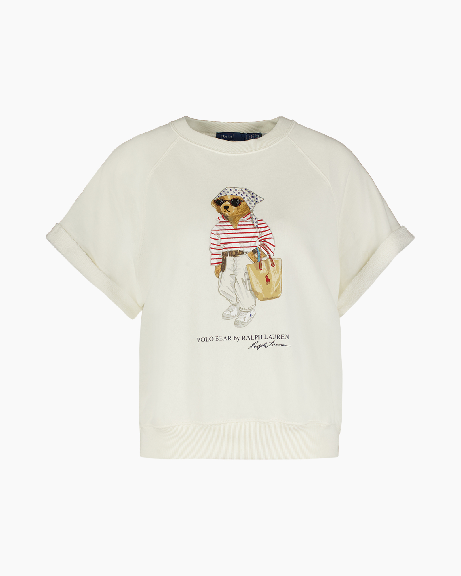 t-shirt, crewneck, graphic, cotton, polo bear