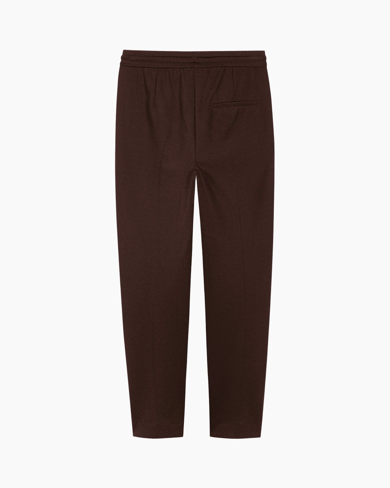 pants, trousers, drawstring, brown, back-pocket