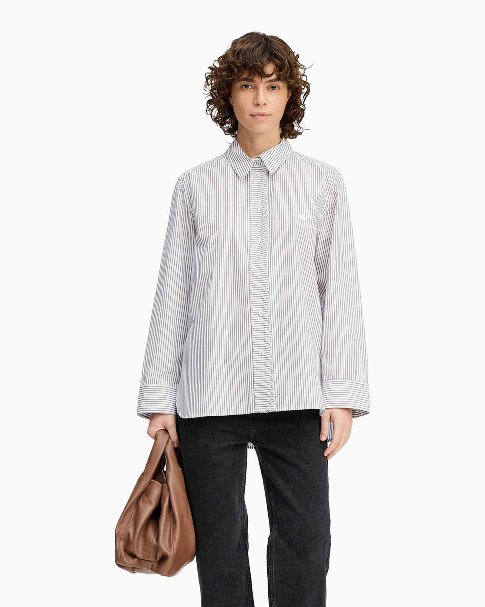 Coat, Blouse, Shirt, Lab Coat, Person