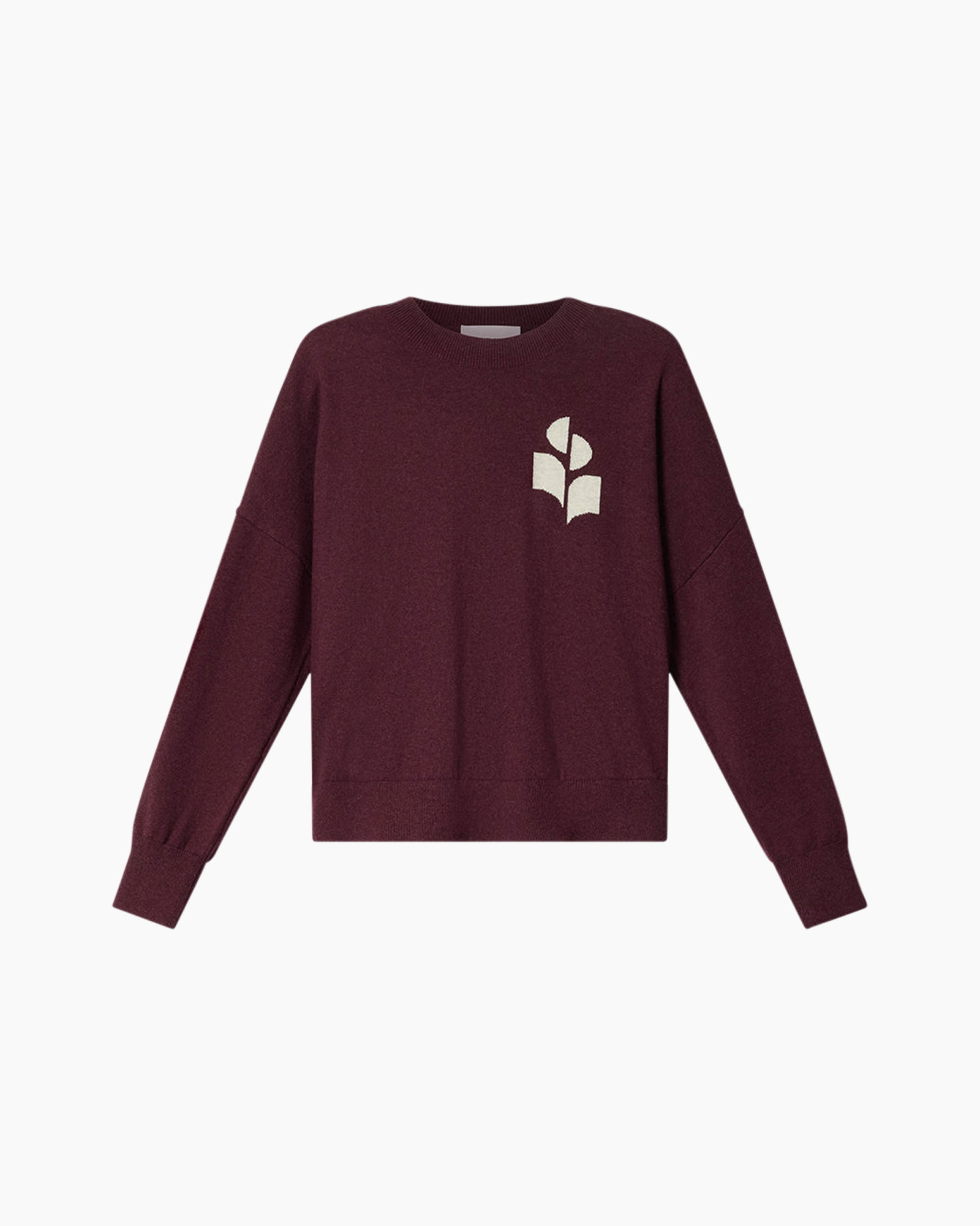 sweatshirt, long-sleeve, maroon, logo, crop-top