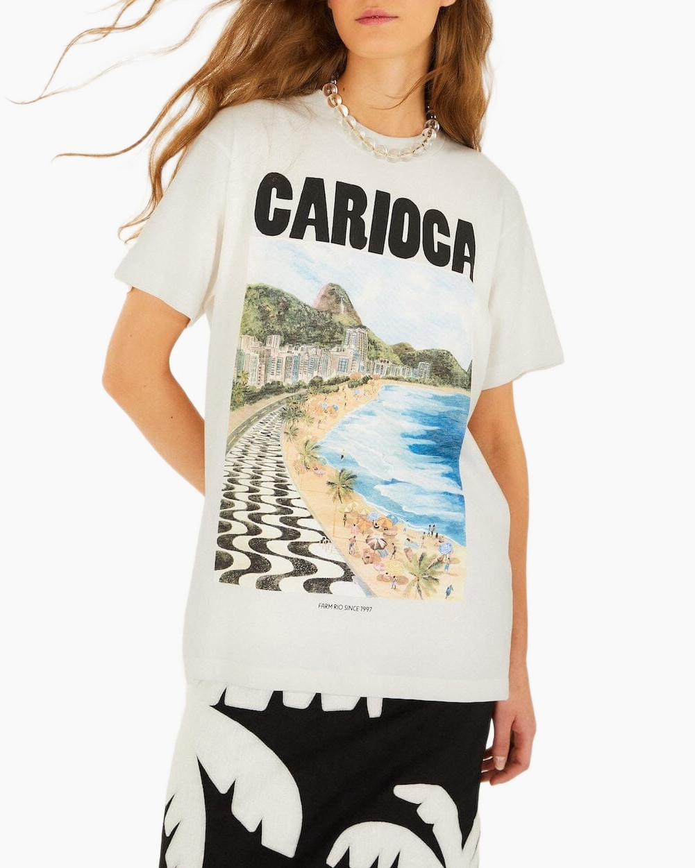 t-shirt, graphic, beach, short sleeve, circles pattern