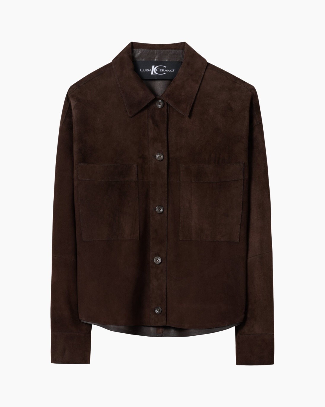 brown, suede, shirt, coat, pockets