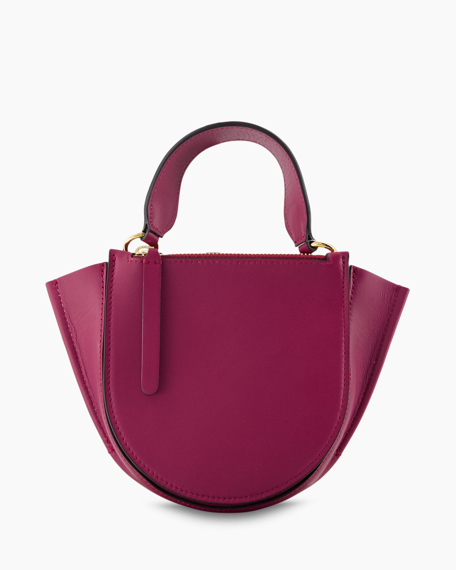 handbag, satchel, magenta, pink, leather