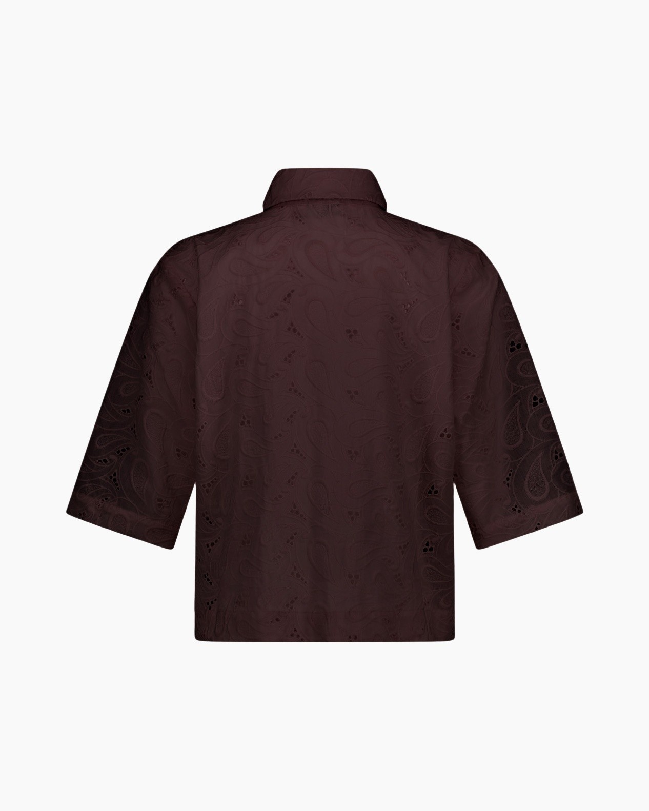 shirt, blouse, top, button-down, brocade