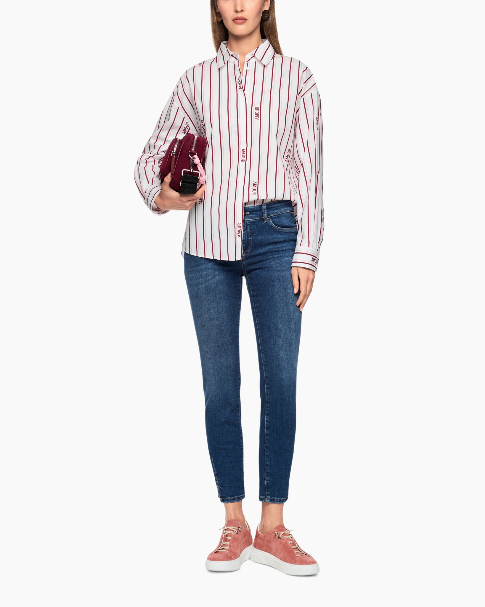 Shirt, Pants, Long Sleeve, Jeans, Person