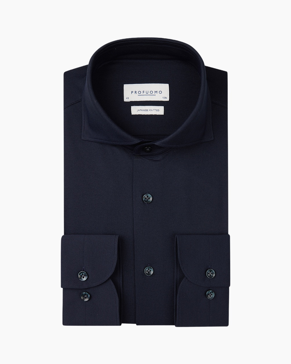dress shirt, navy, long sleeve, button-down, collar