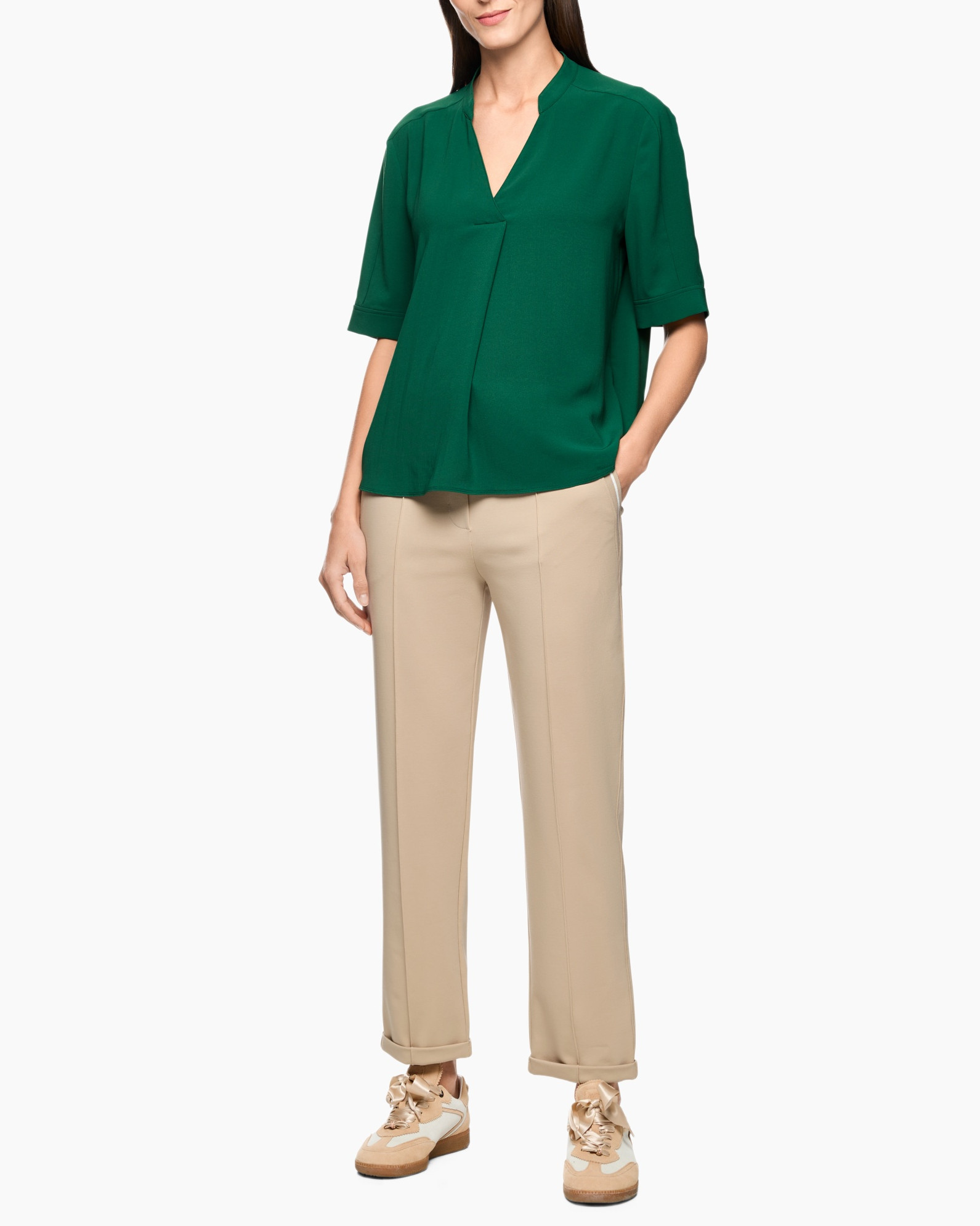 Blouse, Linen, Pants, Person, Shirt