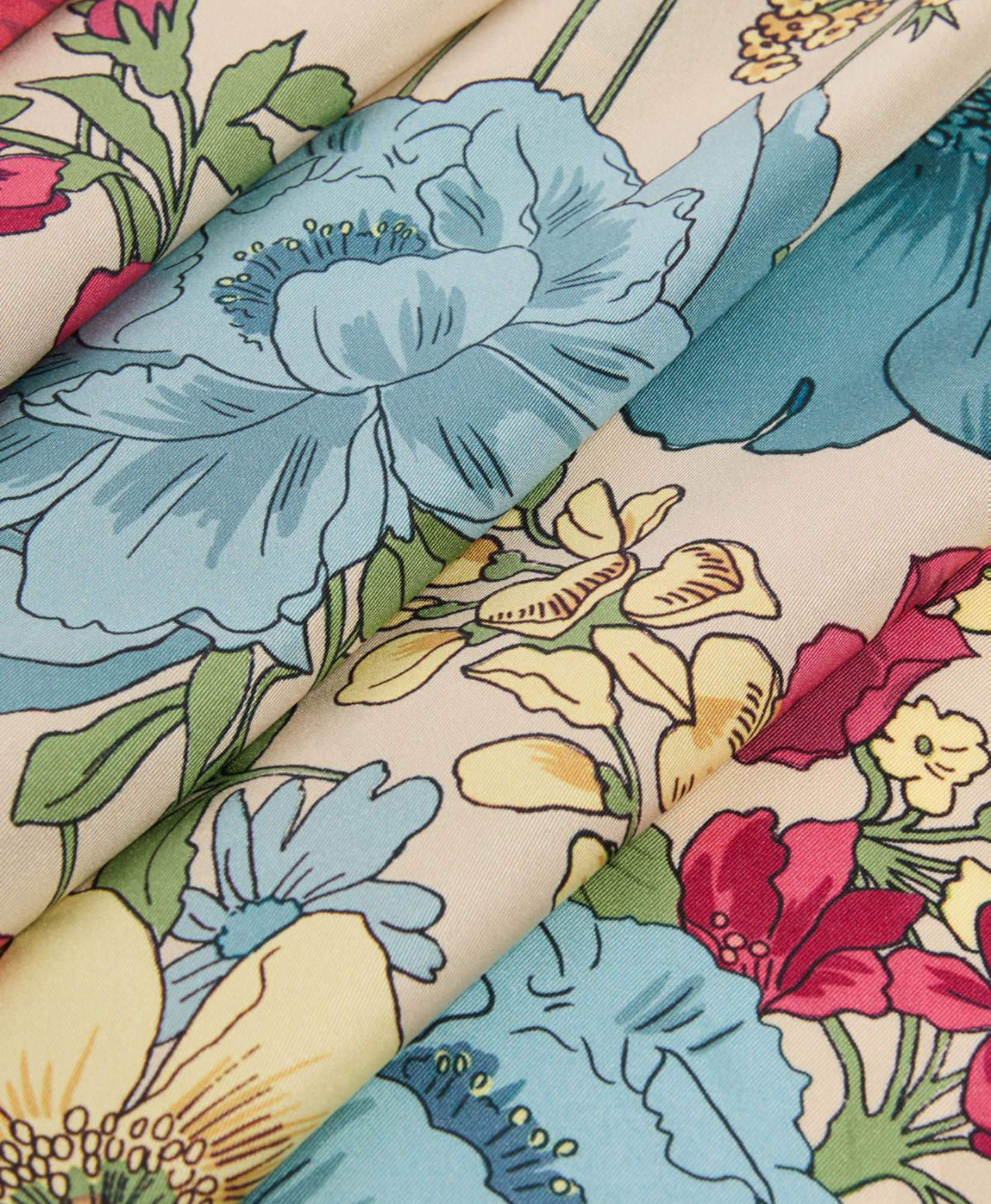 floral fabric, printed textile, colorful pattern, beachwear fabric, soft material