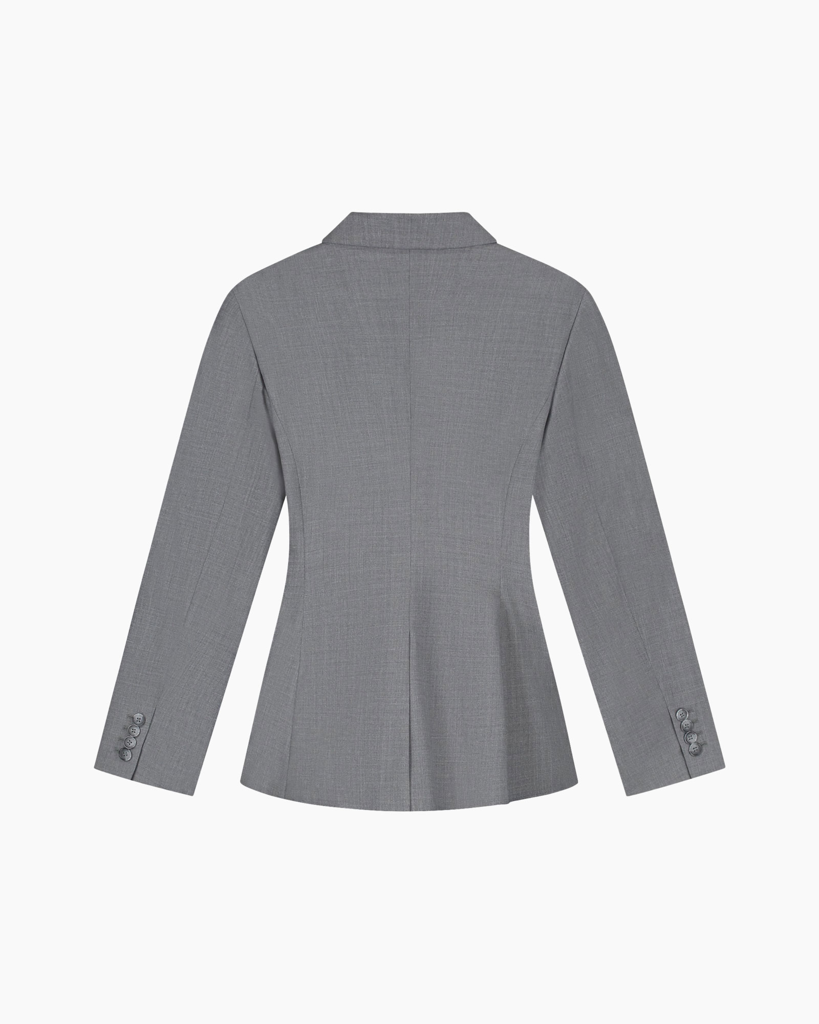 blazer, gray, linen, jackets, long-sleeve