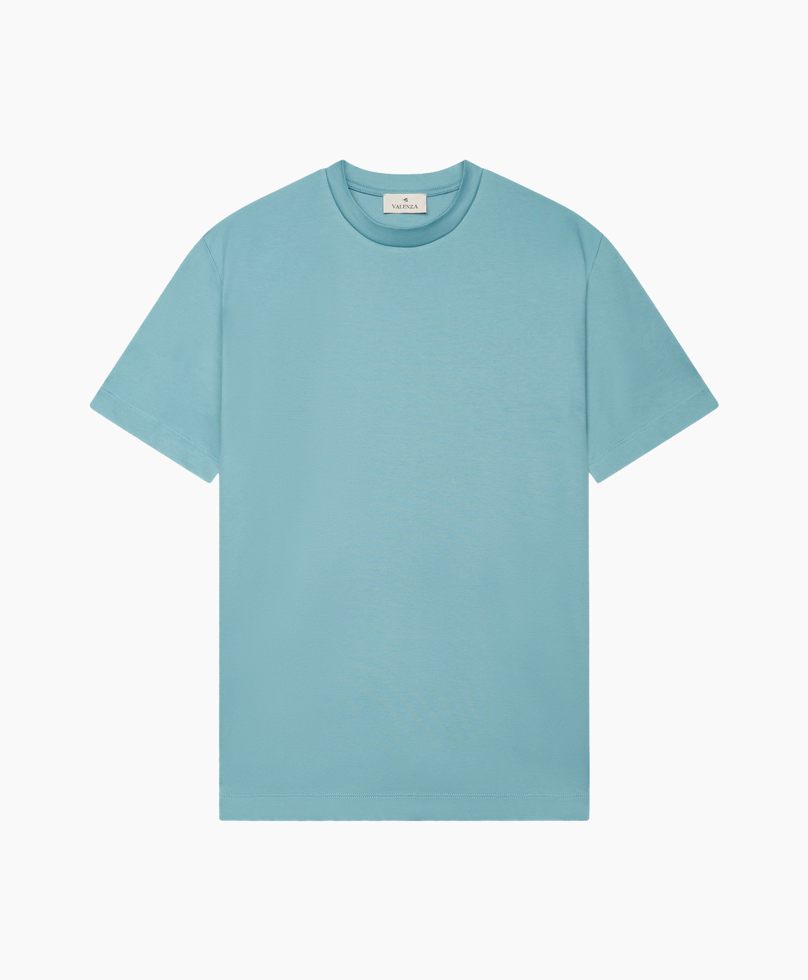 T-shirt Interlock Supima midden groen