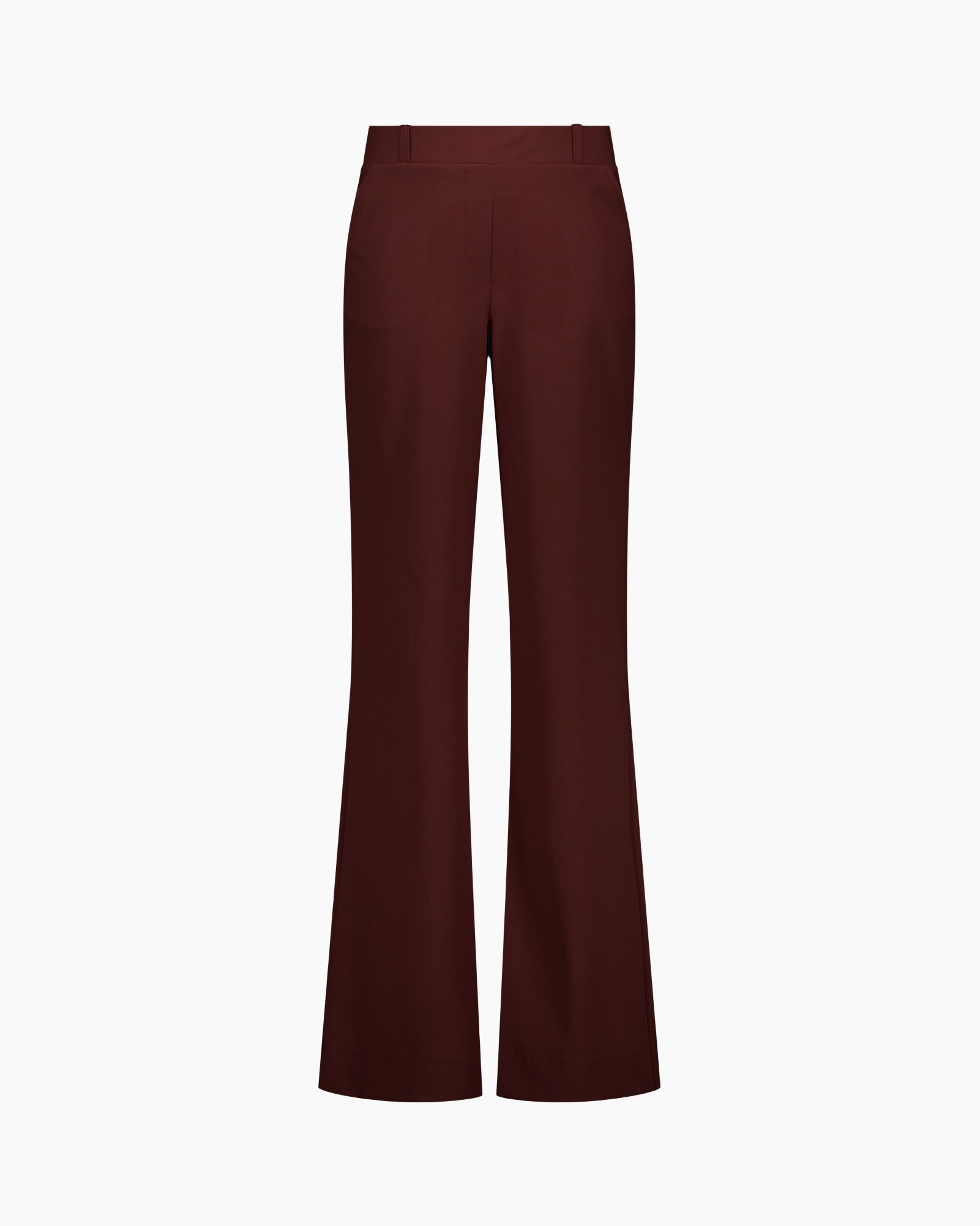 pants, trousers, wide-leg, burgundy, solid