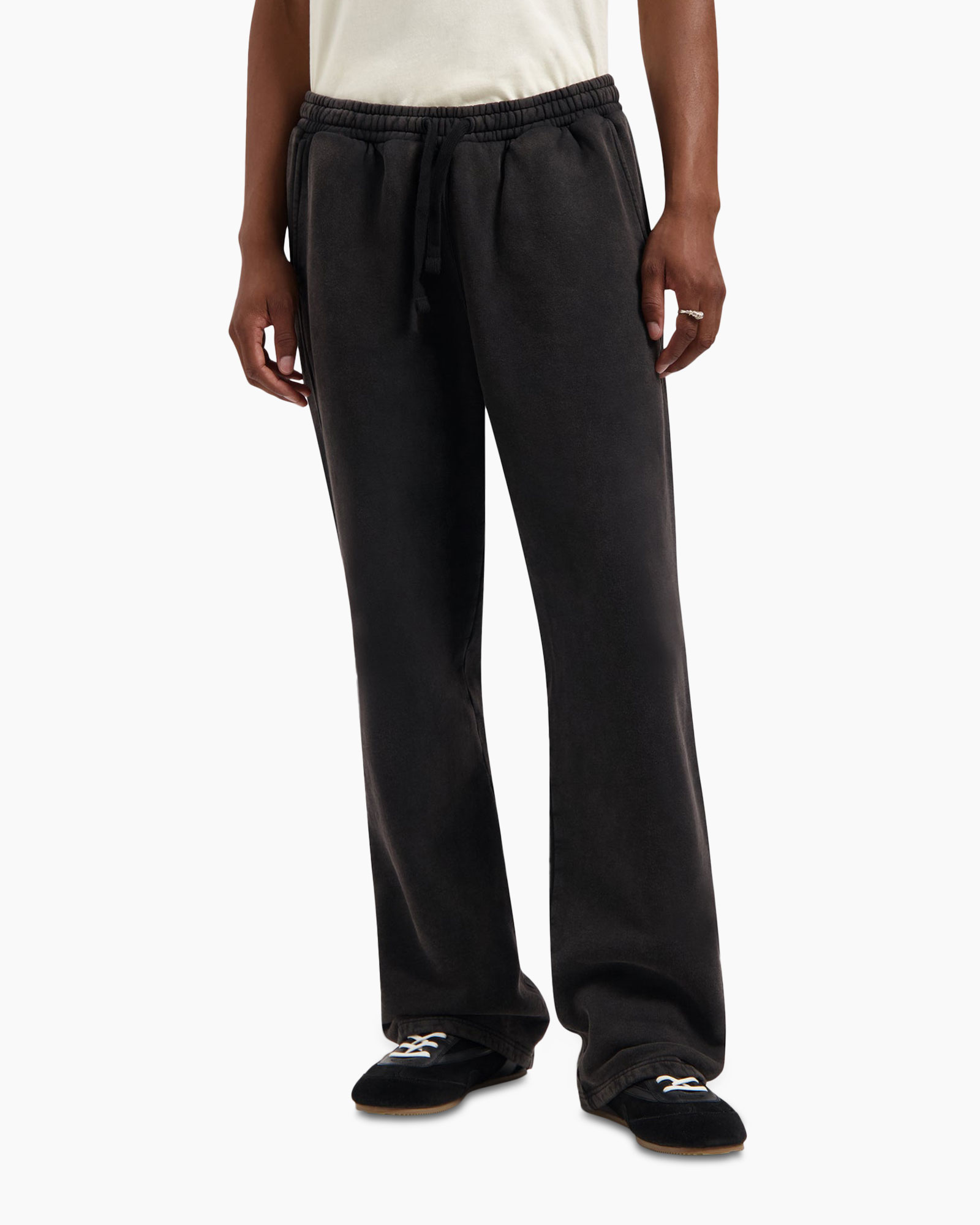 Joggingbroek Washed Signature Straight Leg Grijs
