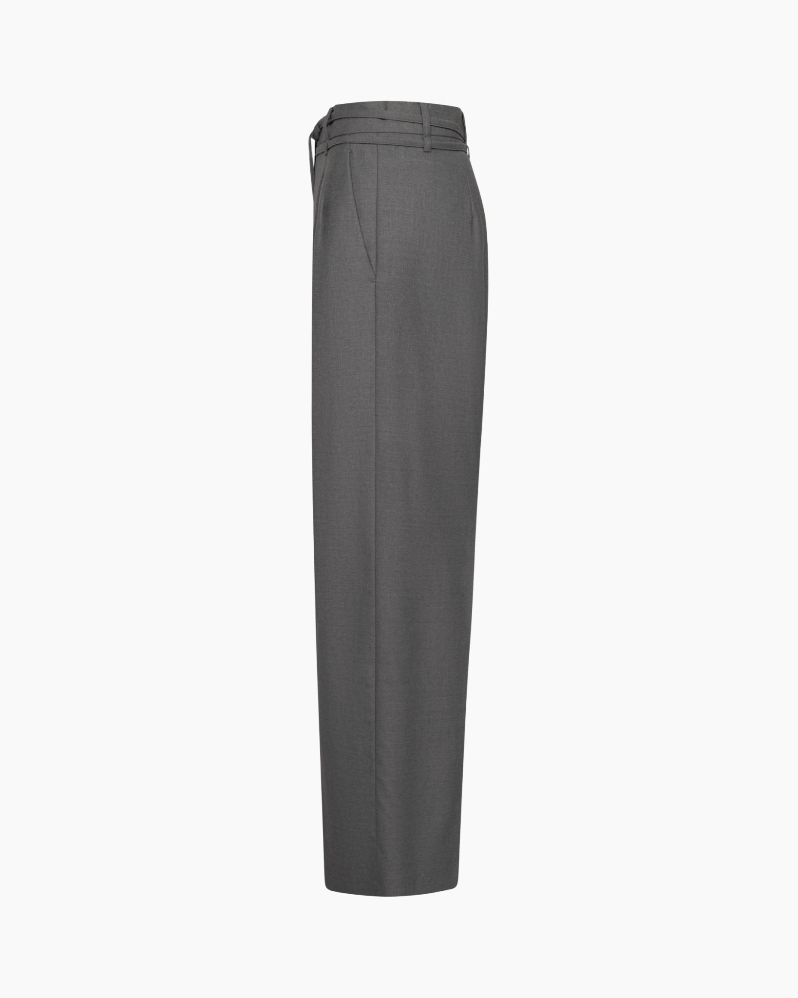 trousers, pants, slacks, gray, waistband