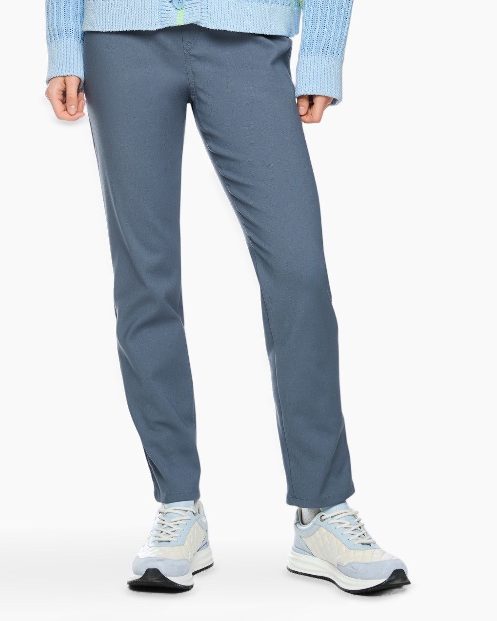 pants, trousers, slacks, blue, stretch