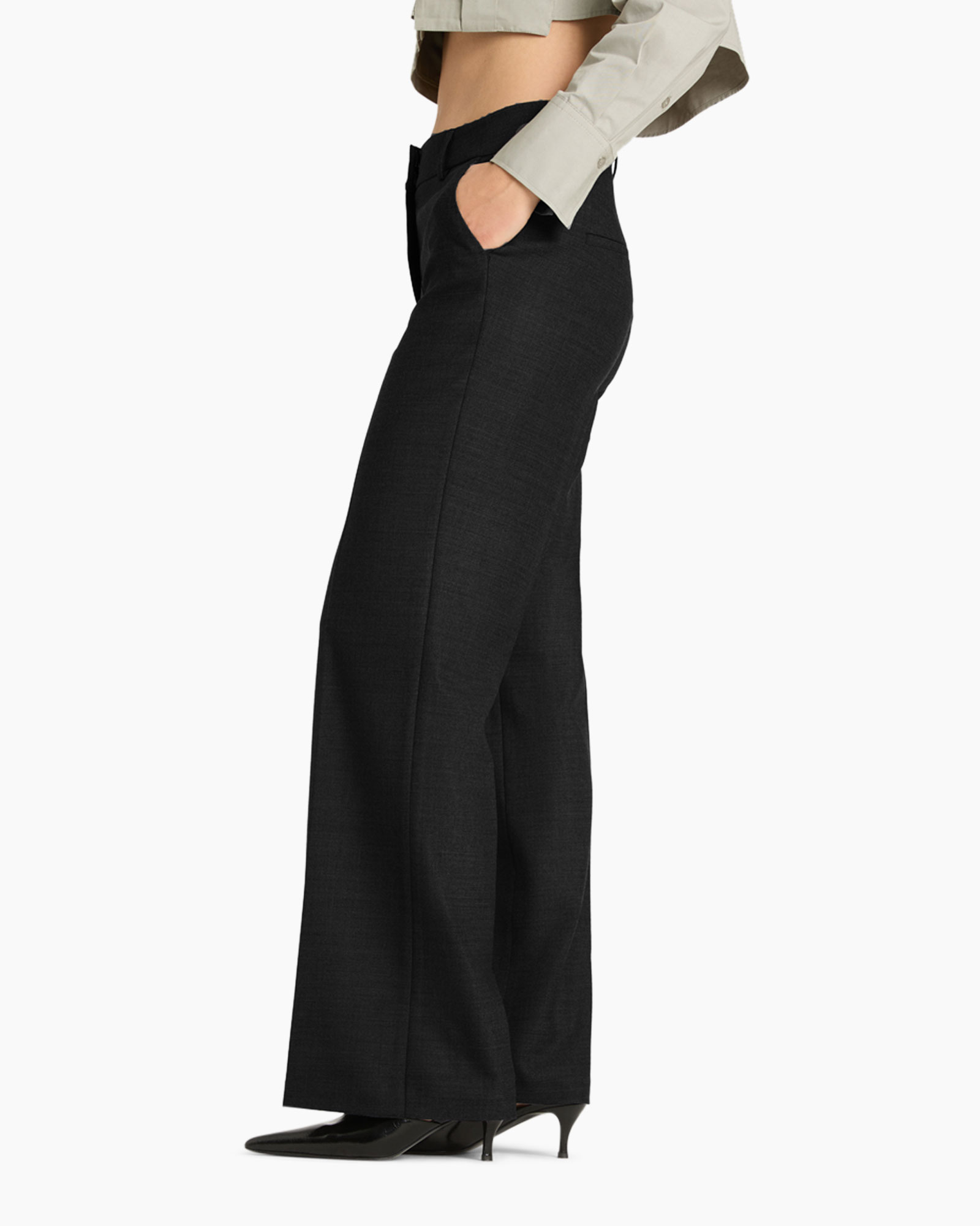 Pantalon Amelie Grijs