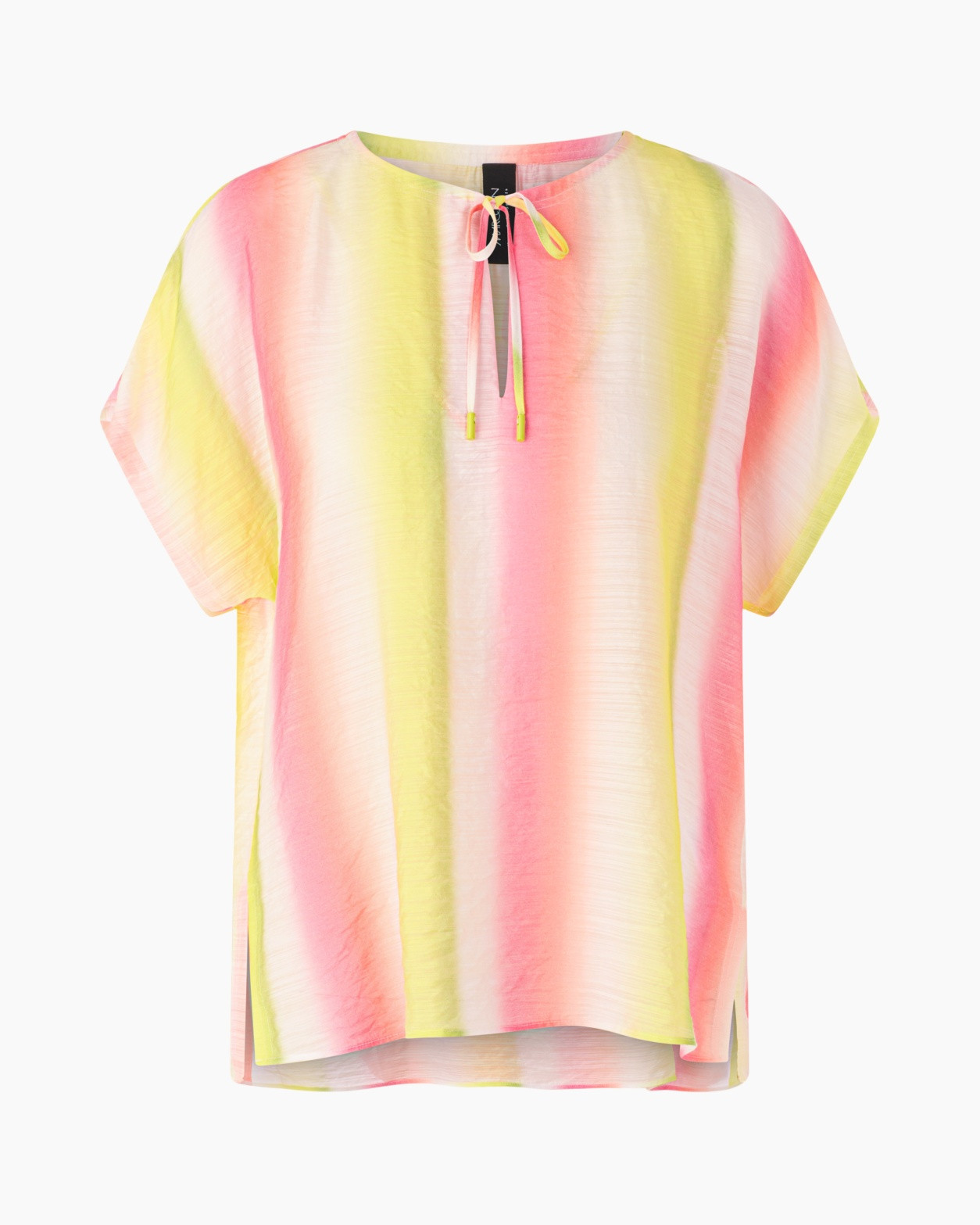 tunic, top, poncho, tie-neck, pastel