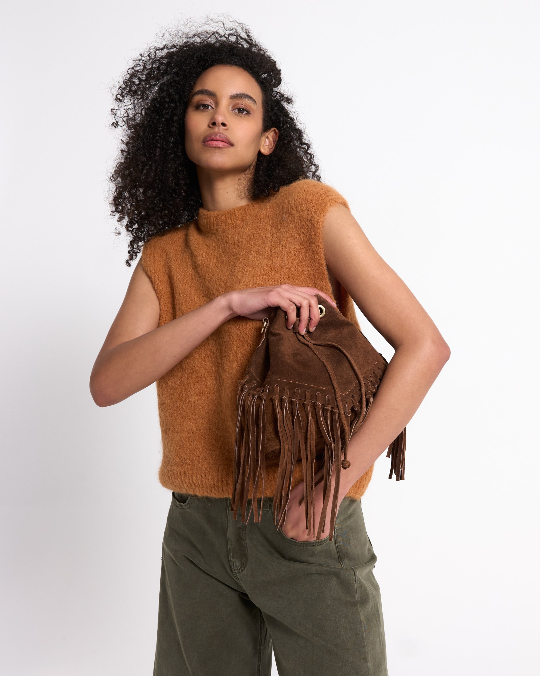 Crossbody Tas Ischitella Cognac
