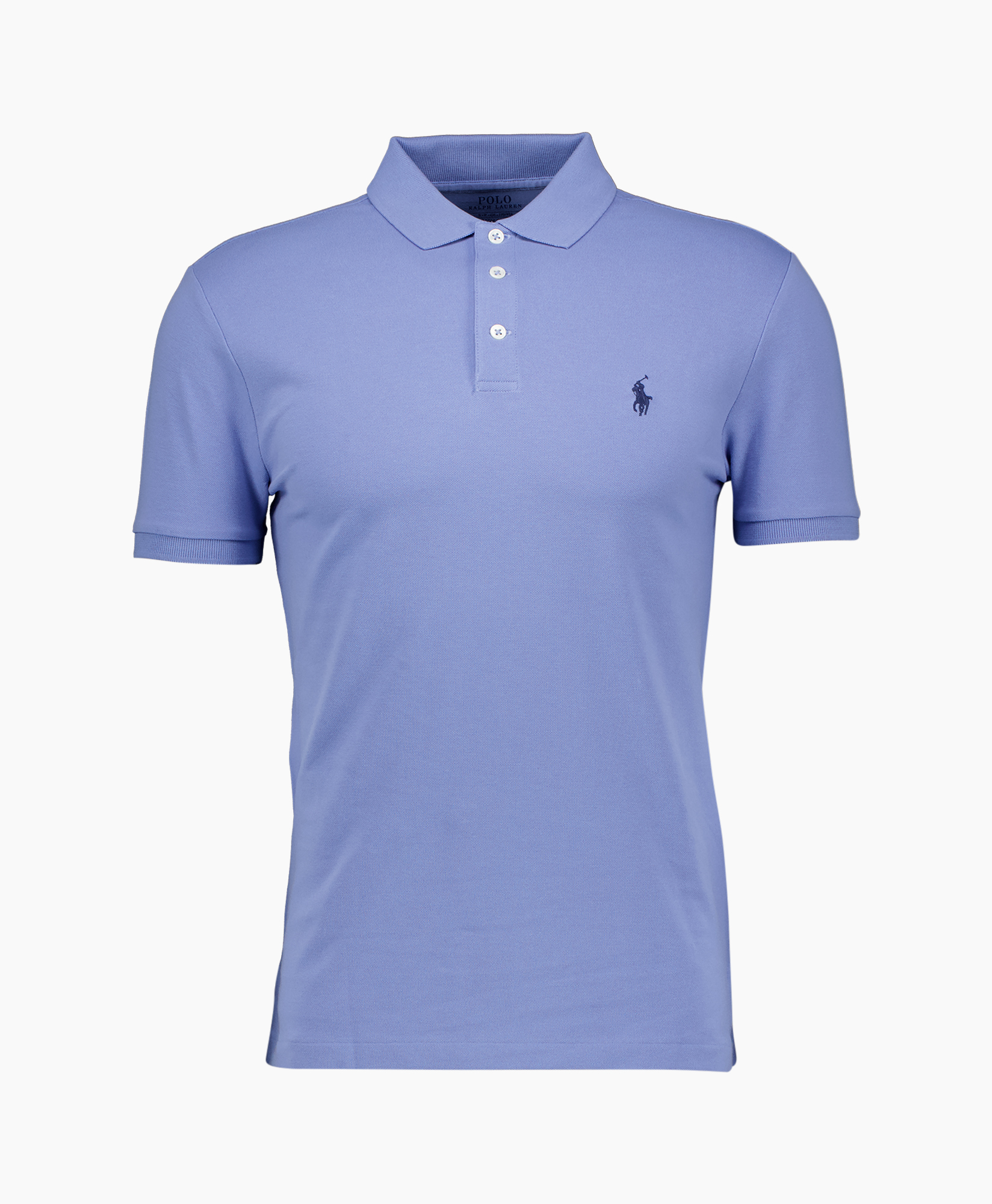 polo shirt, short sleeve, collar, polo, light blue