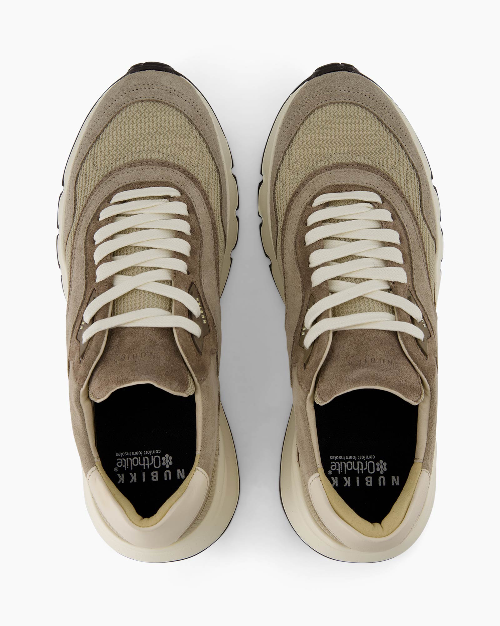 sneakers, mesh, beige, laces, low-top
