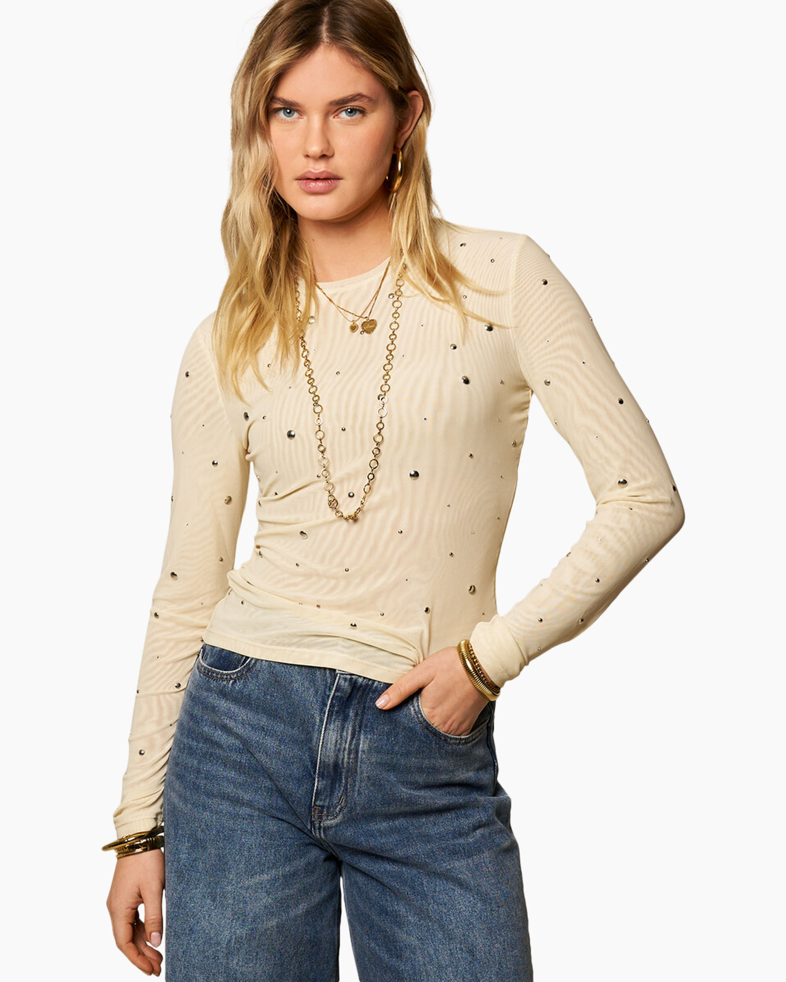 Sweater, Blouse, Long Sleeve, Person, Woman
