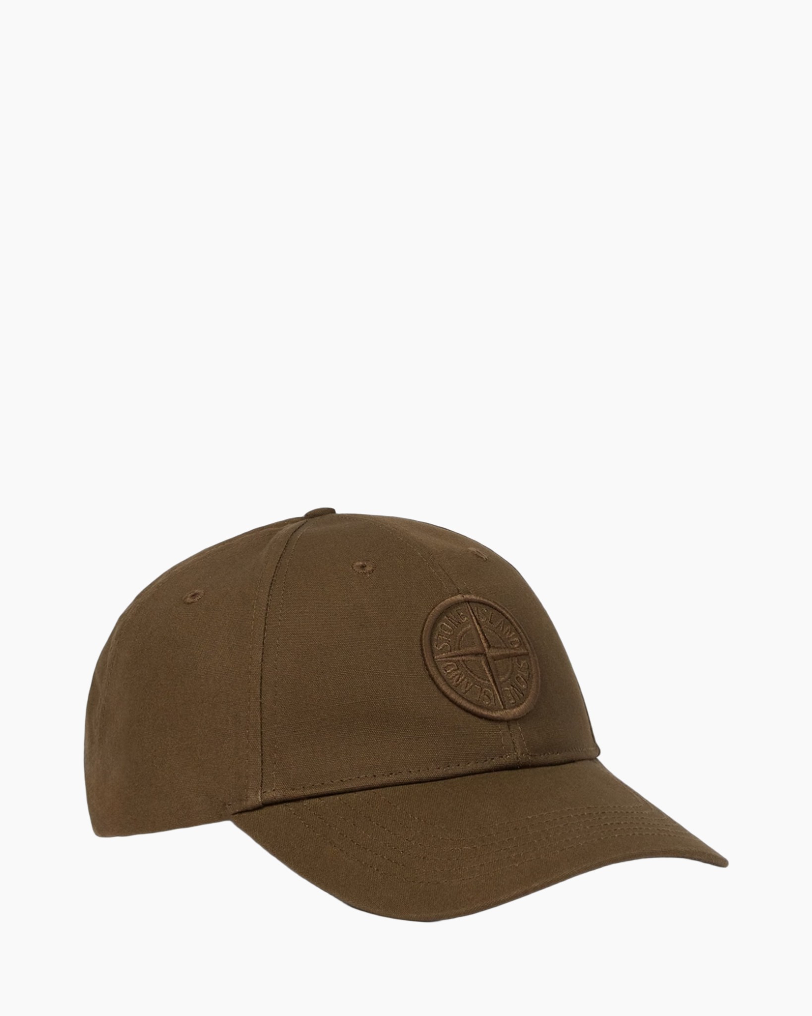 baseball cap, brown cap, embossed logo, six-panel, curved brim, baseball cap, brown, cotton, embossed logo, six-panel